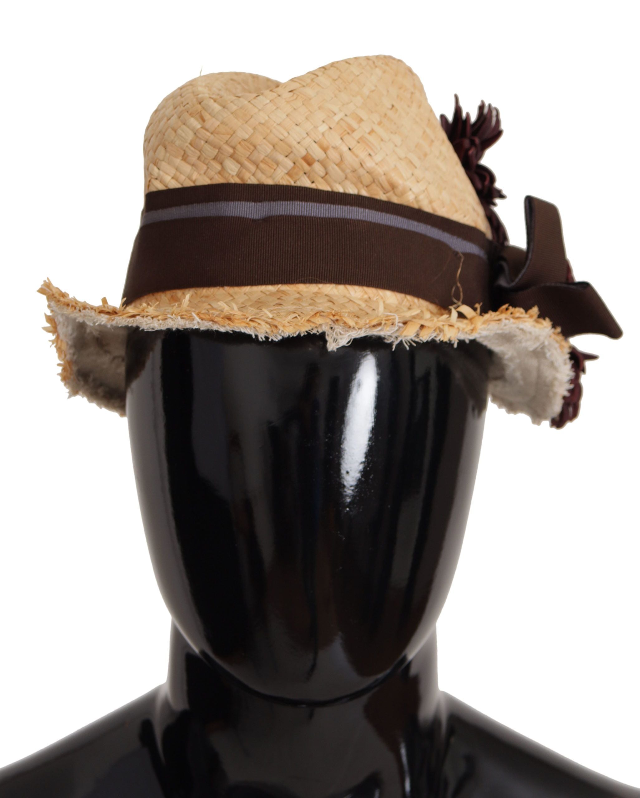 Chapeau Dolce & Gabbana floral jaune