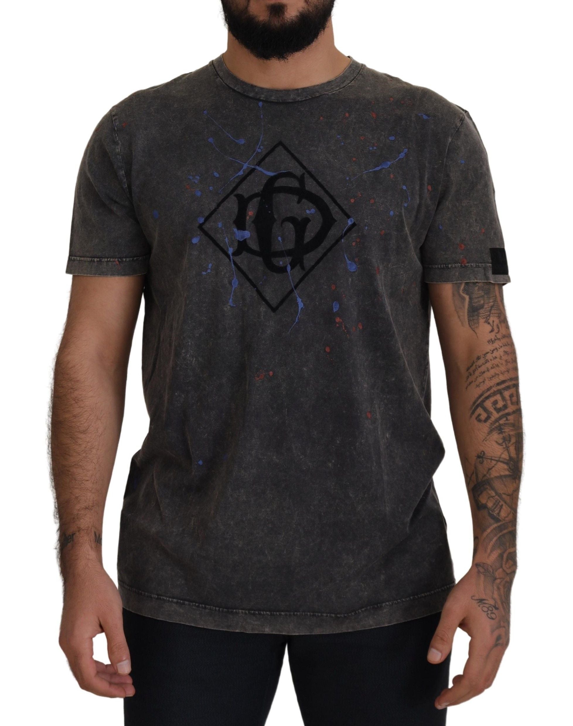 T-shirt Dolce & Gabbana DG gris