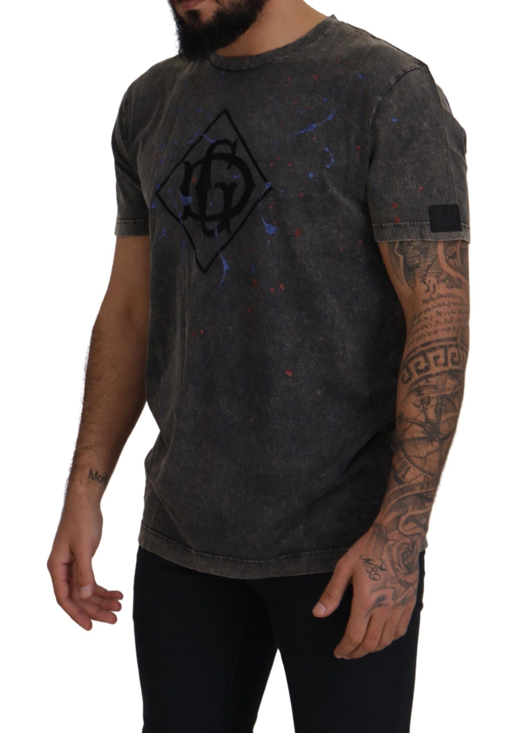 T-shirt Dolce & Gabbana DG gris