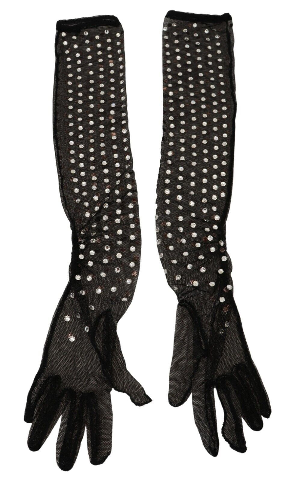Gants Dolce & Gabbana Elbow noirs