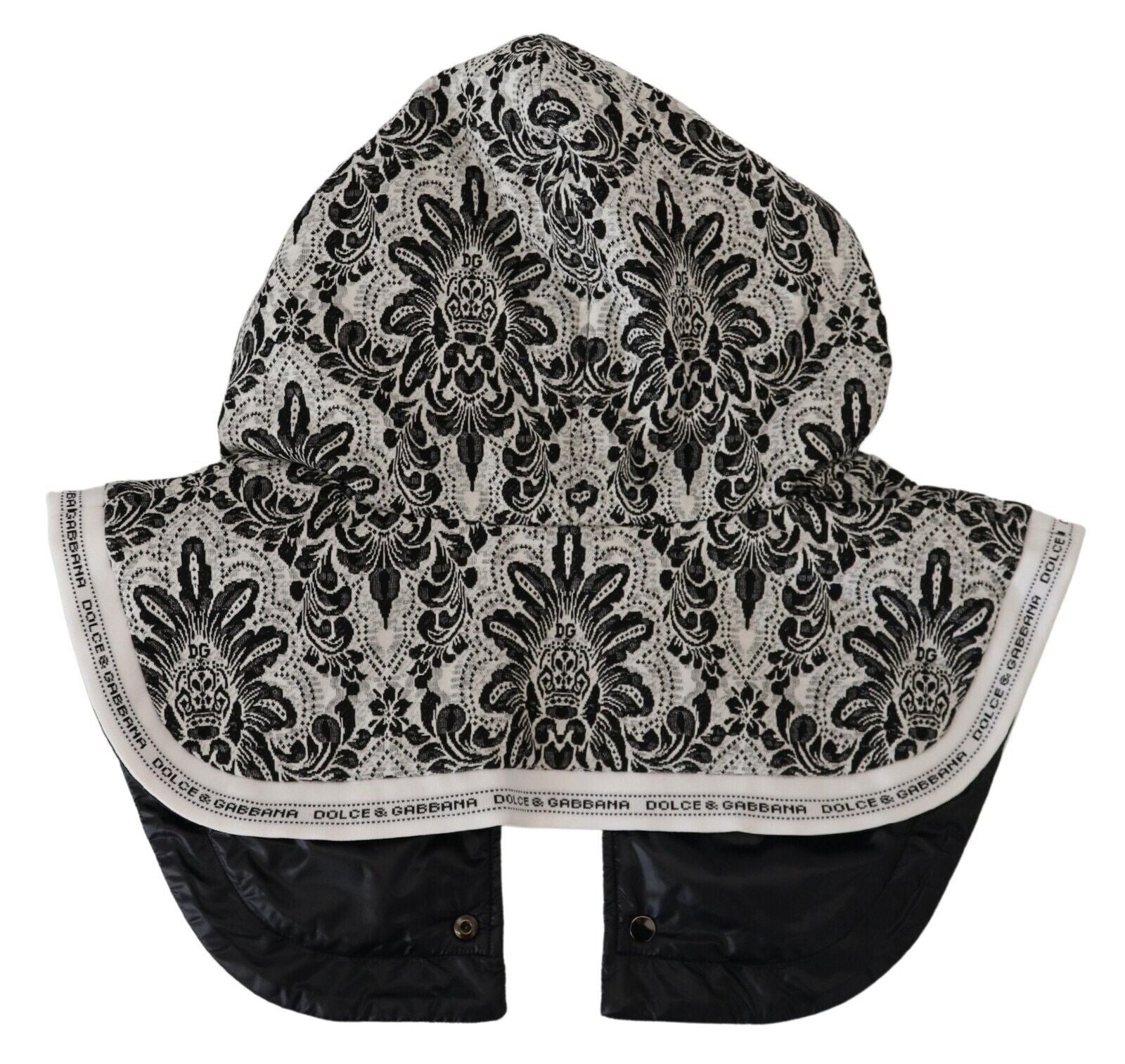 Chapeau Dolce & Gabbana Whole head wrap blanc floral