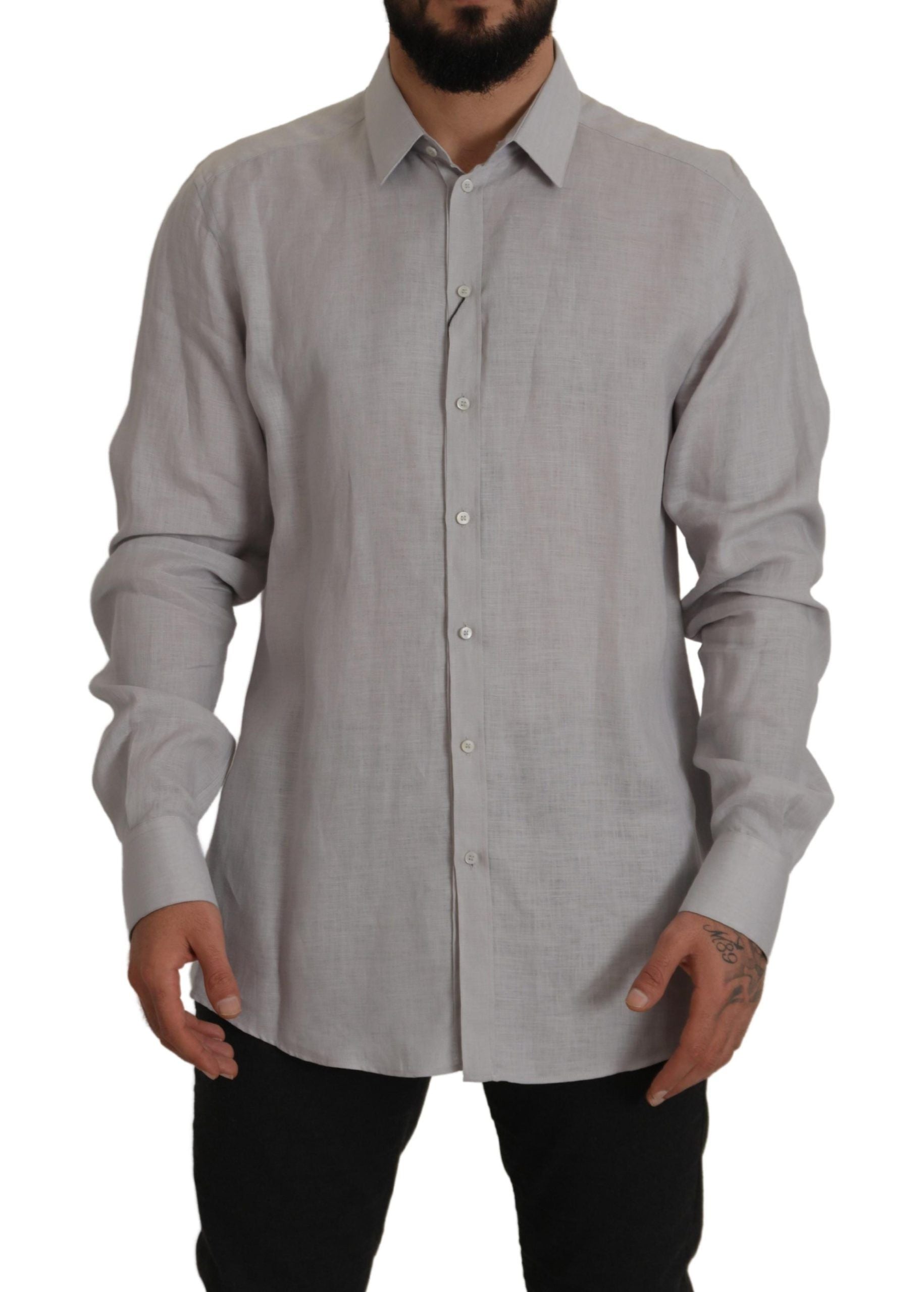 Chemise Dolce & Gabbana GOLD grise