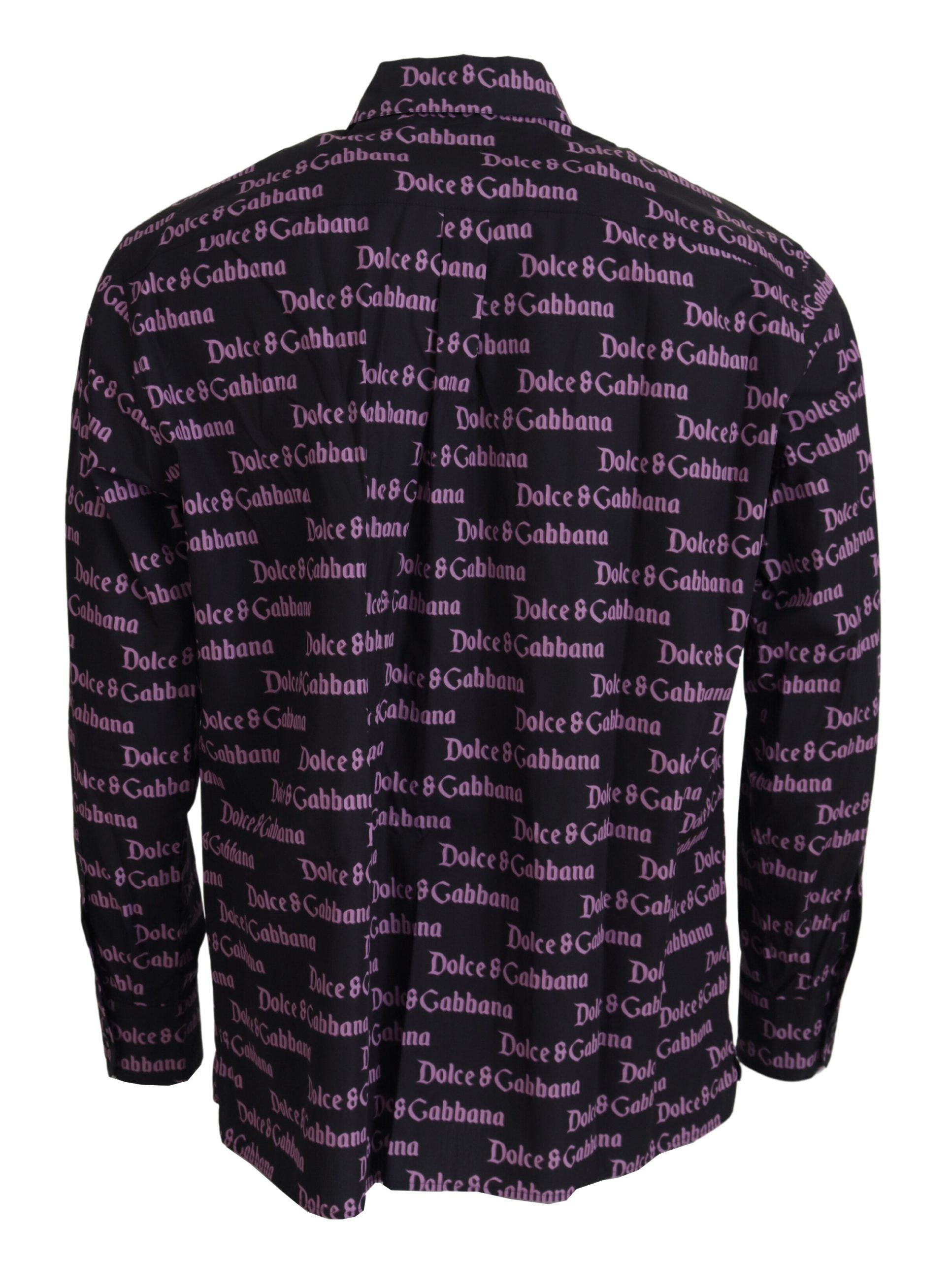 Chemise Dolce & Gabbana Slim noire et violette