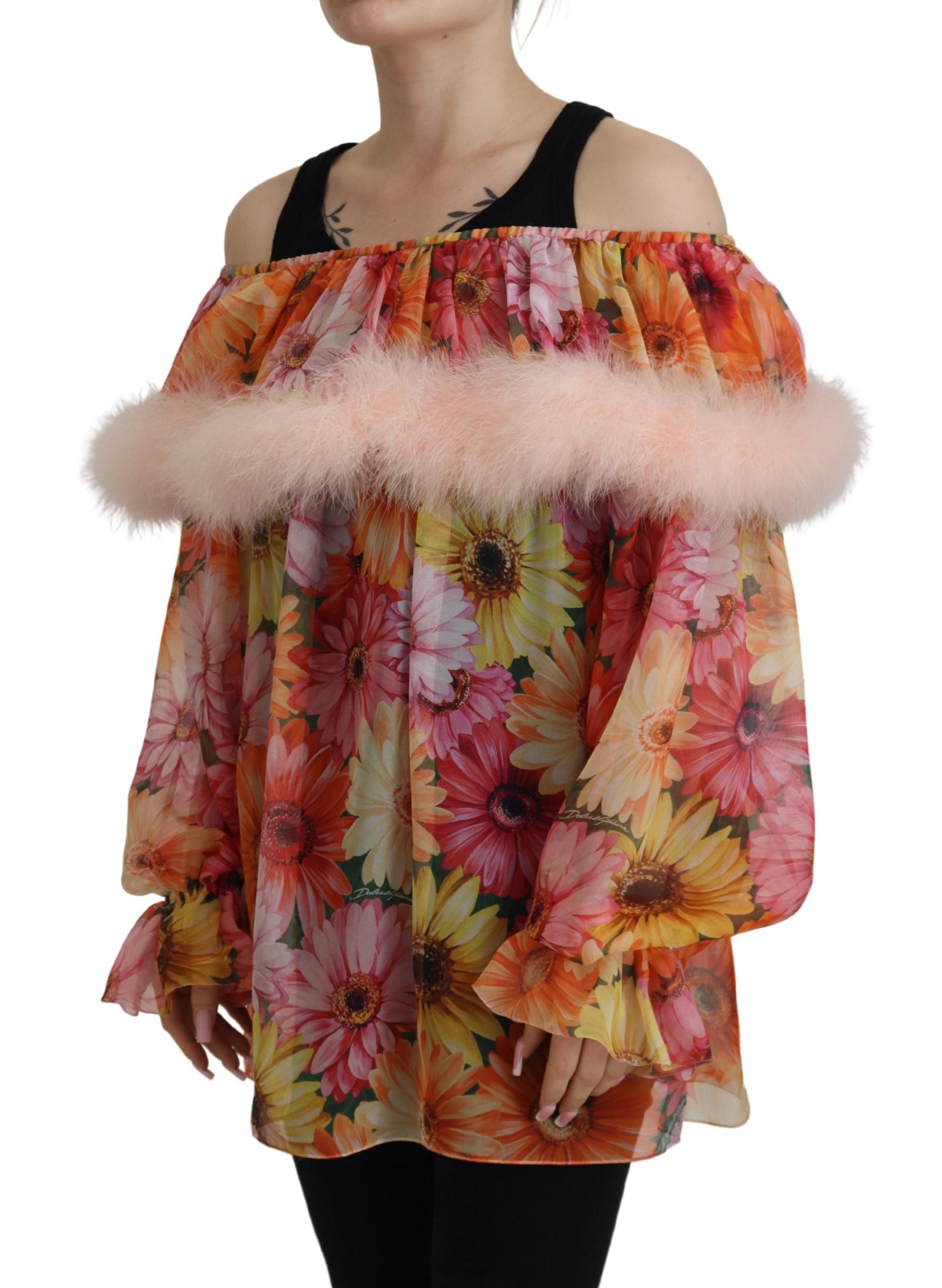 Blouse Dolce & Gabbana à fleurs multicolore