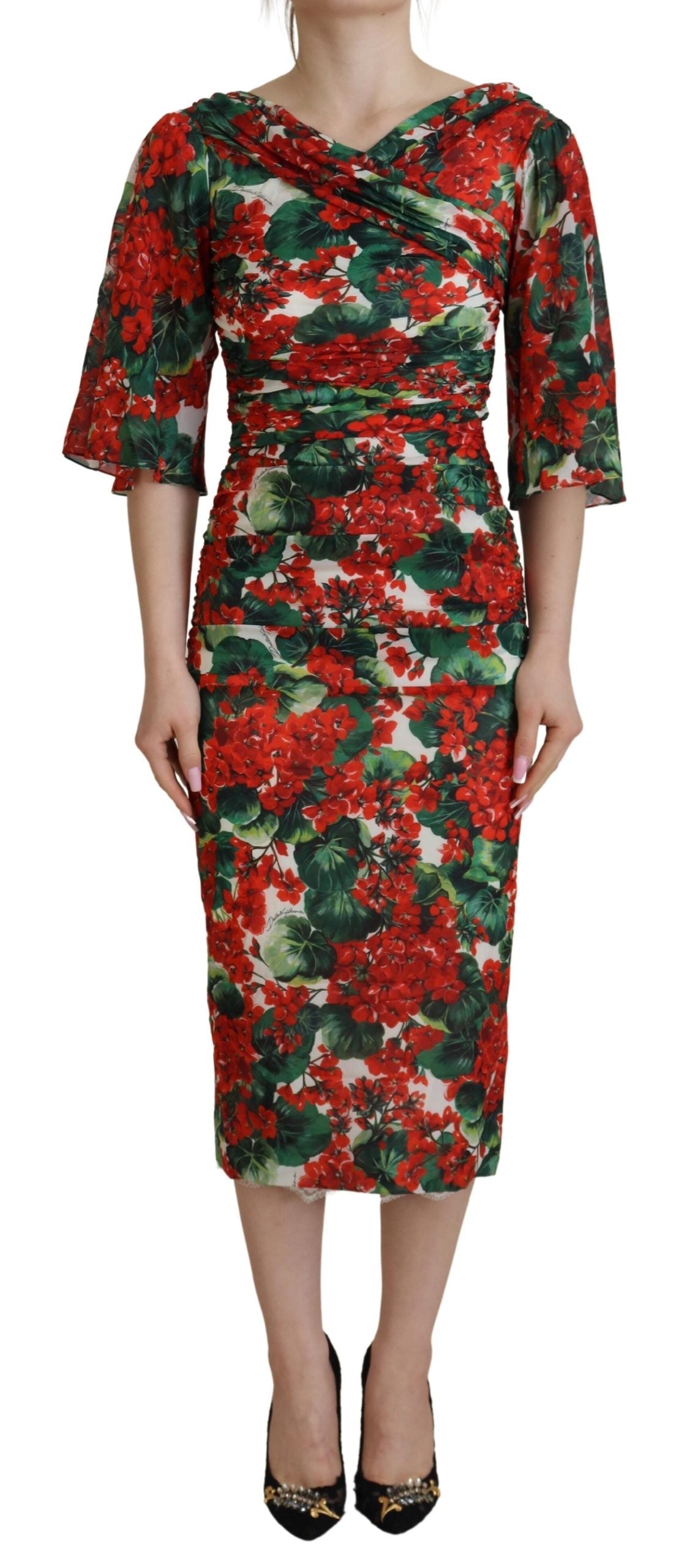 Robe Dolce & Gabbana imprimé multicolore Dolce & Gabbana