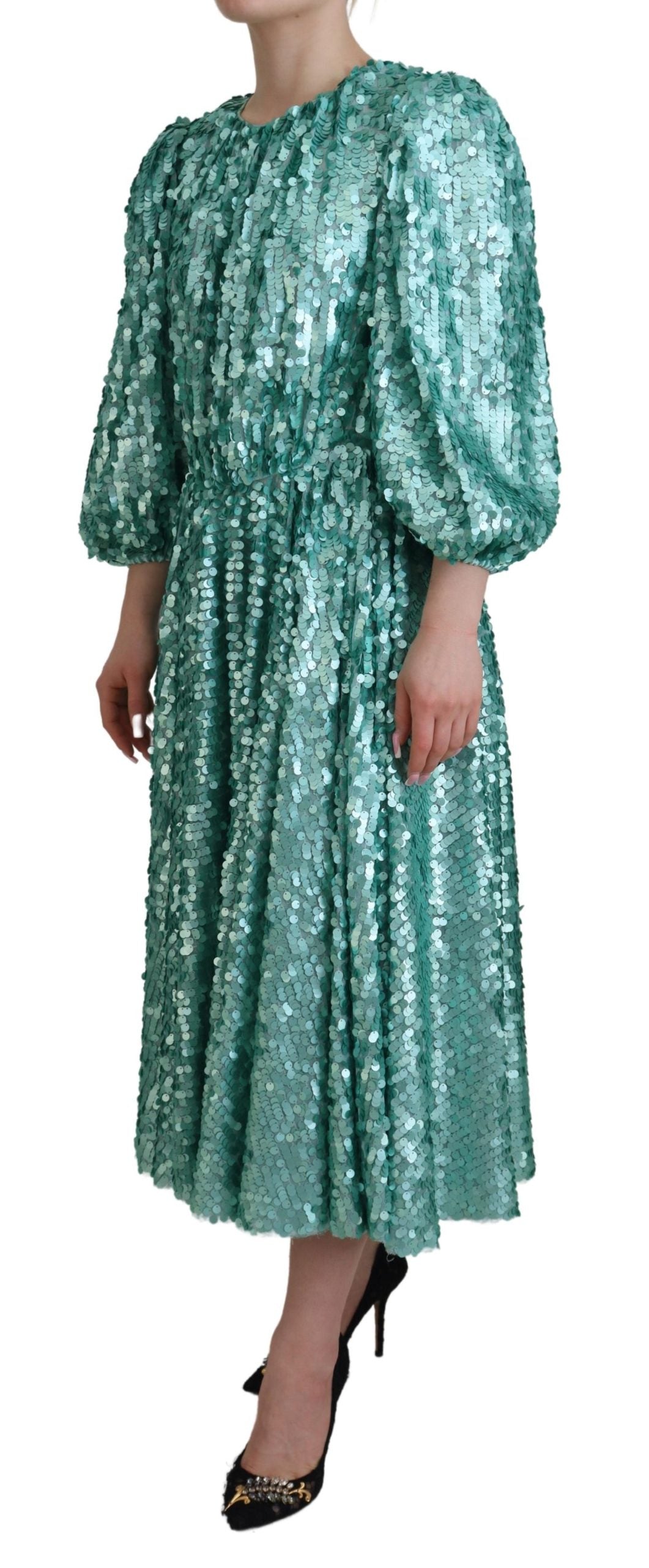 Robe Dolce & Gabbana A-line bleue Dolce & Gabbana