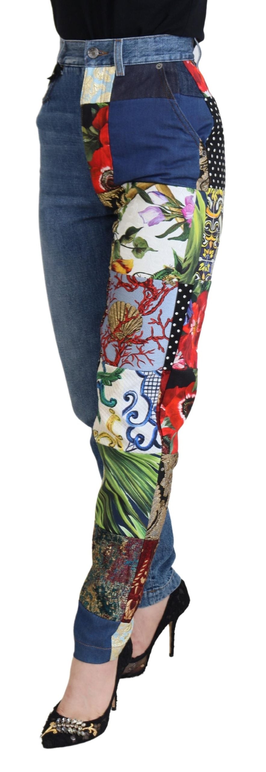 Jeans Dolce & Gabbana Jacquard bleu