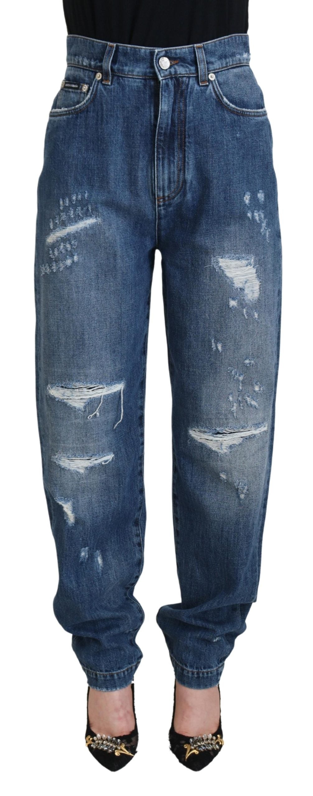 Jeans Dolce & Gabbana Tattered bleus