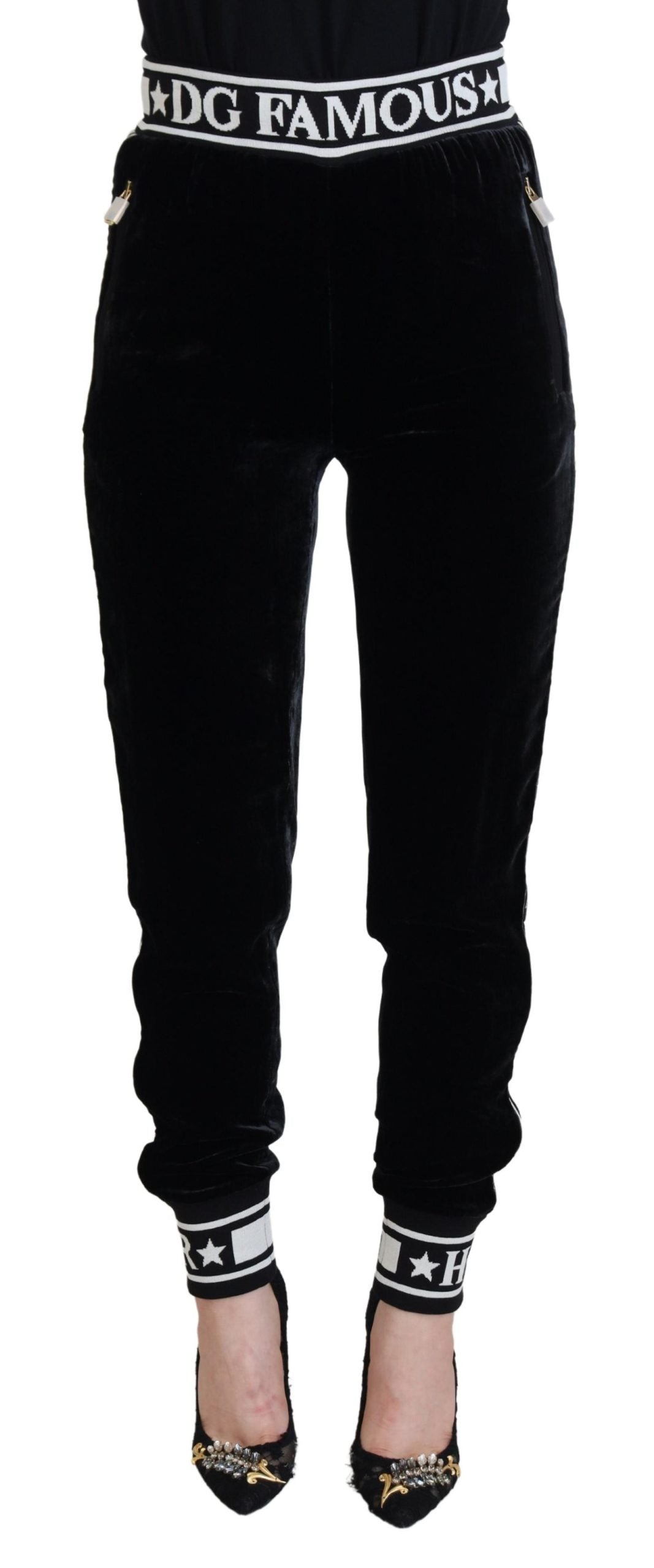 Pantalon Dolce & Gabbana Velvet noir