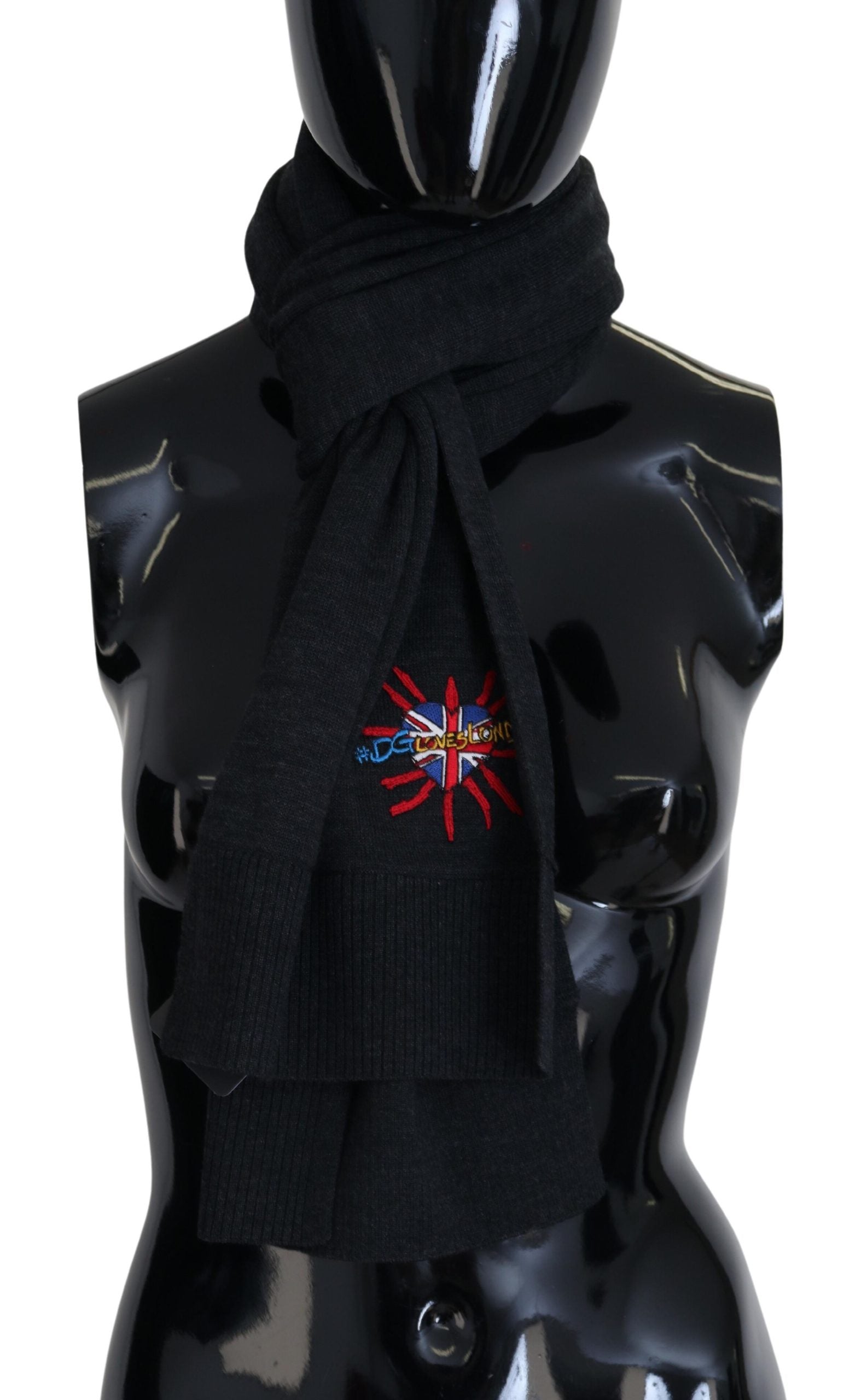 Écharpe Dolce & Gabbana wrap noire