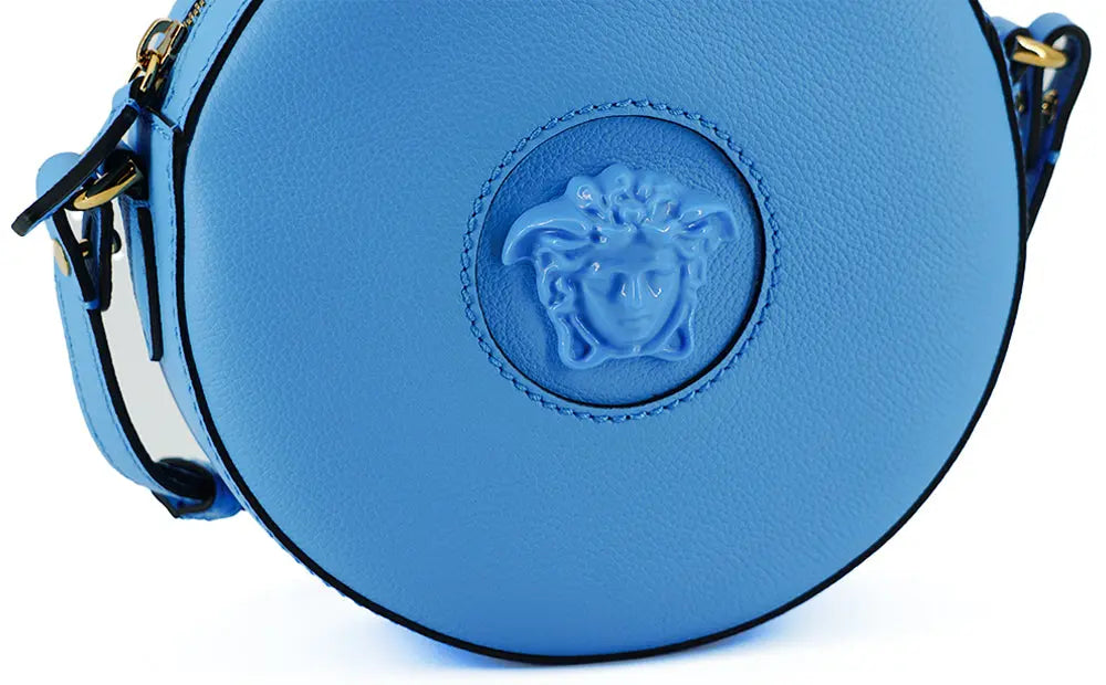 Sac à épaule Versace bleu Versace