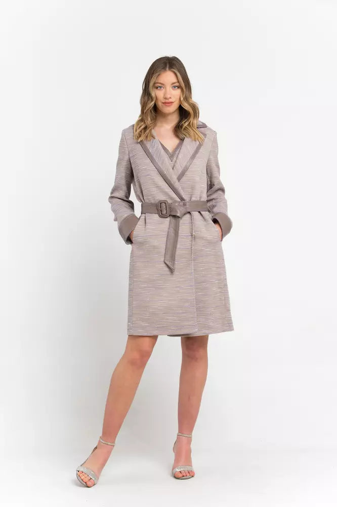 Manteau Trussardi kimono beige