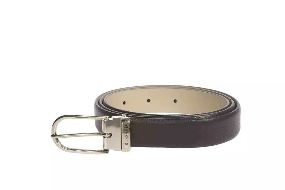 Ceinture Trussardi en cuir brune