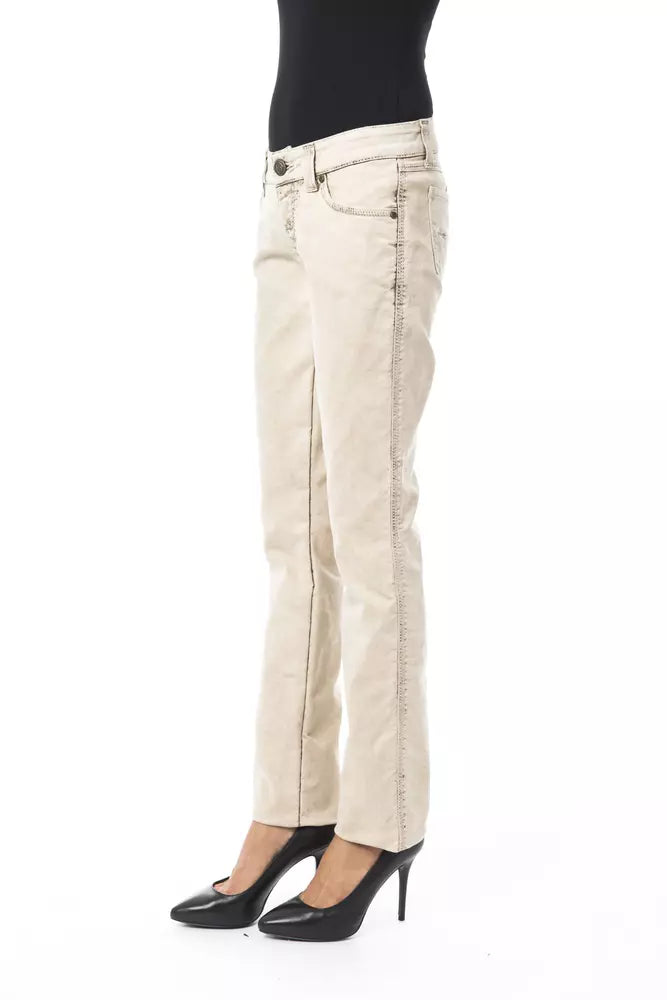 Jeans Byblos slim fit beiges
