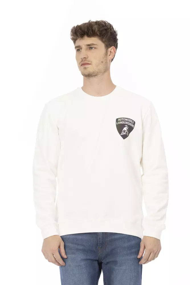 Sweatshirt Automobili Lamborghini blanc