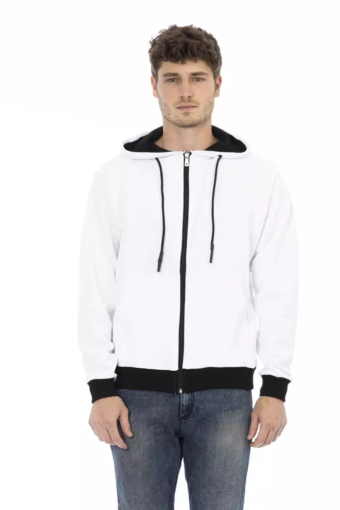 Sweater Baldinini Brushed Hoodie blanc