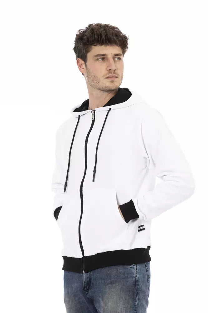 Sweater Baldinini Brushed Hoodie blanc