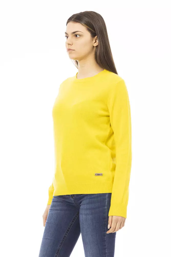 Pull Baldinini ajusté jaune