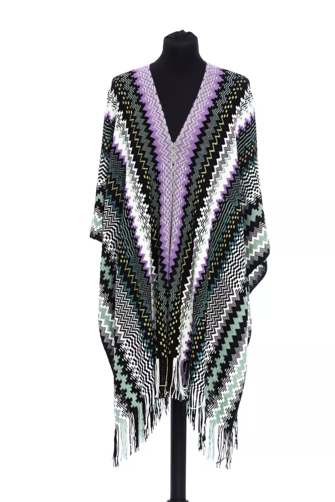 Poncho Missoni multicolore