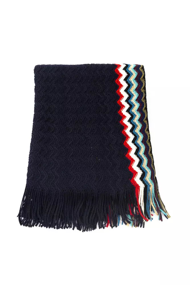 Écharpe Missoni géométrique noire