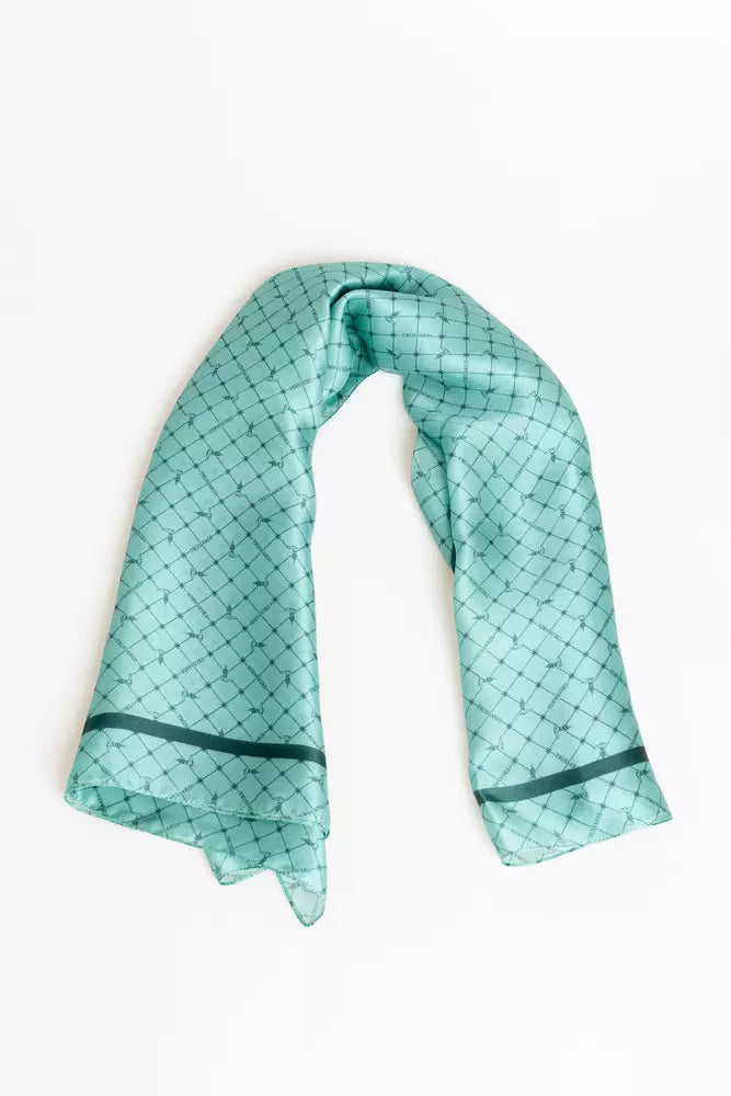 Foulard Trussardi imprimé bleu clair