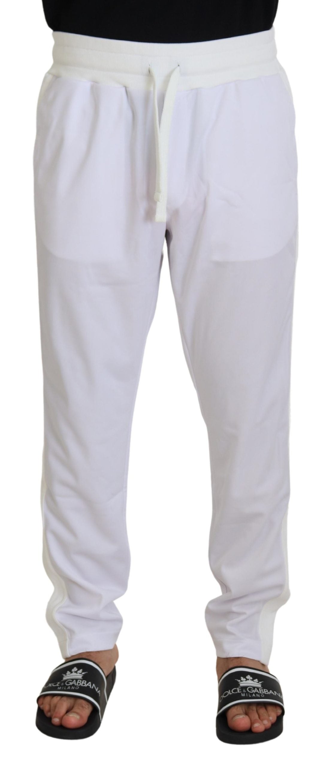 Pantalons jogger Dolce & Gabbana blancs