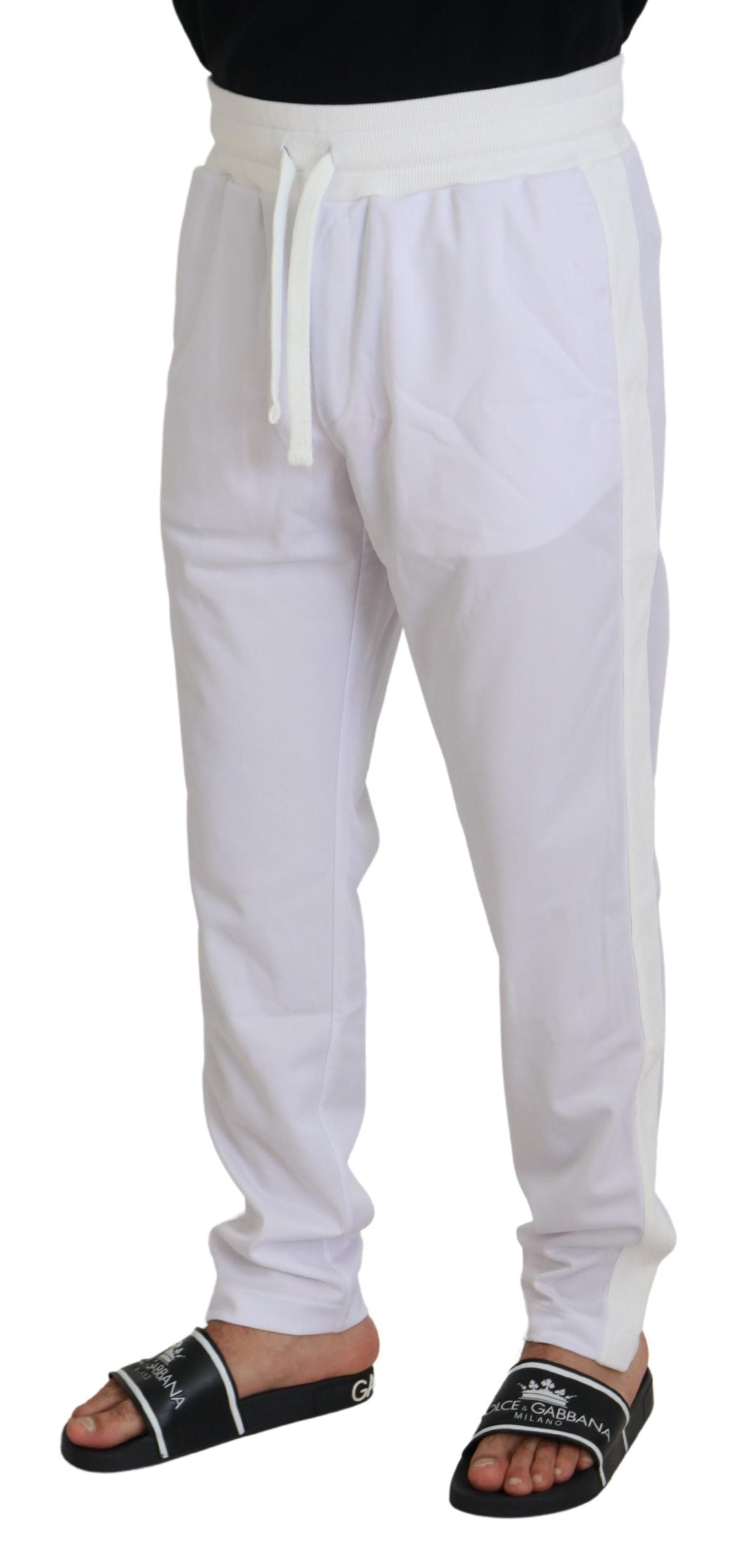 Pantalons jogger Dolce & Gabbana blancs