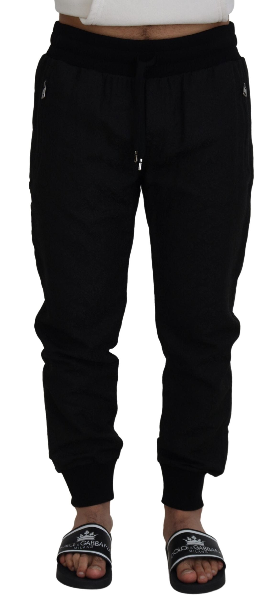 Pantalons Dolce & Gabbana jogger noirs