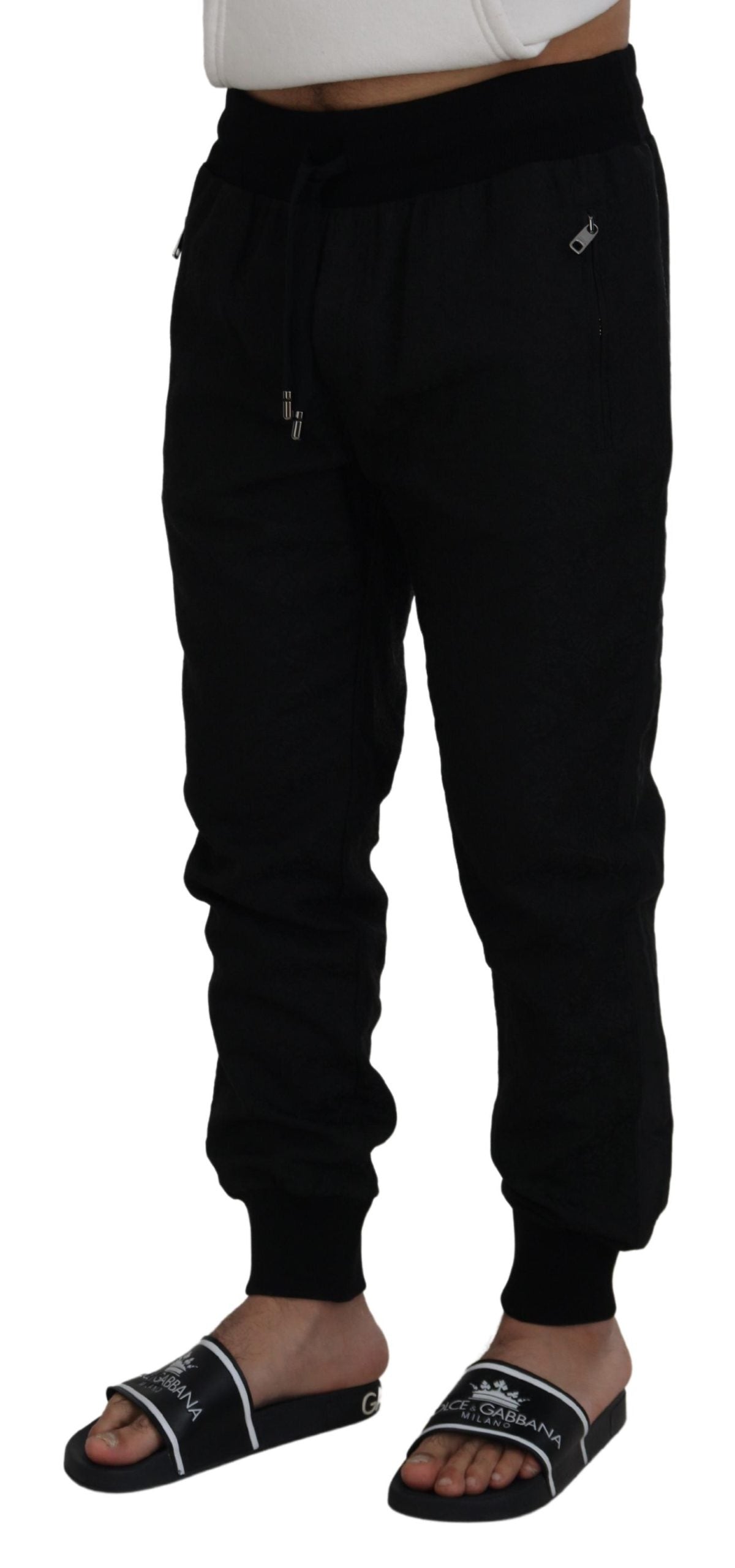 Pantalons Dolce & Gabbana jogger noirs