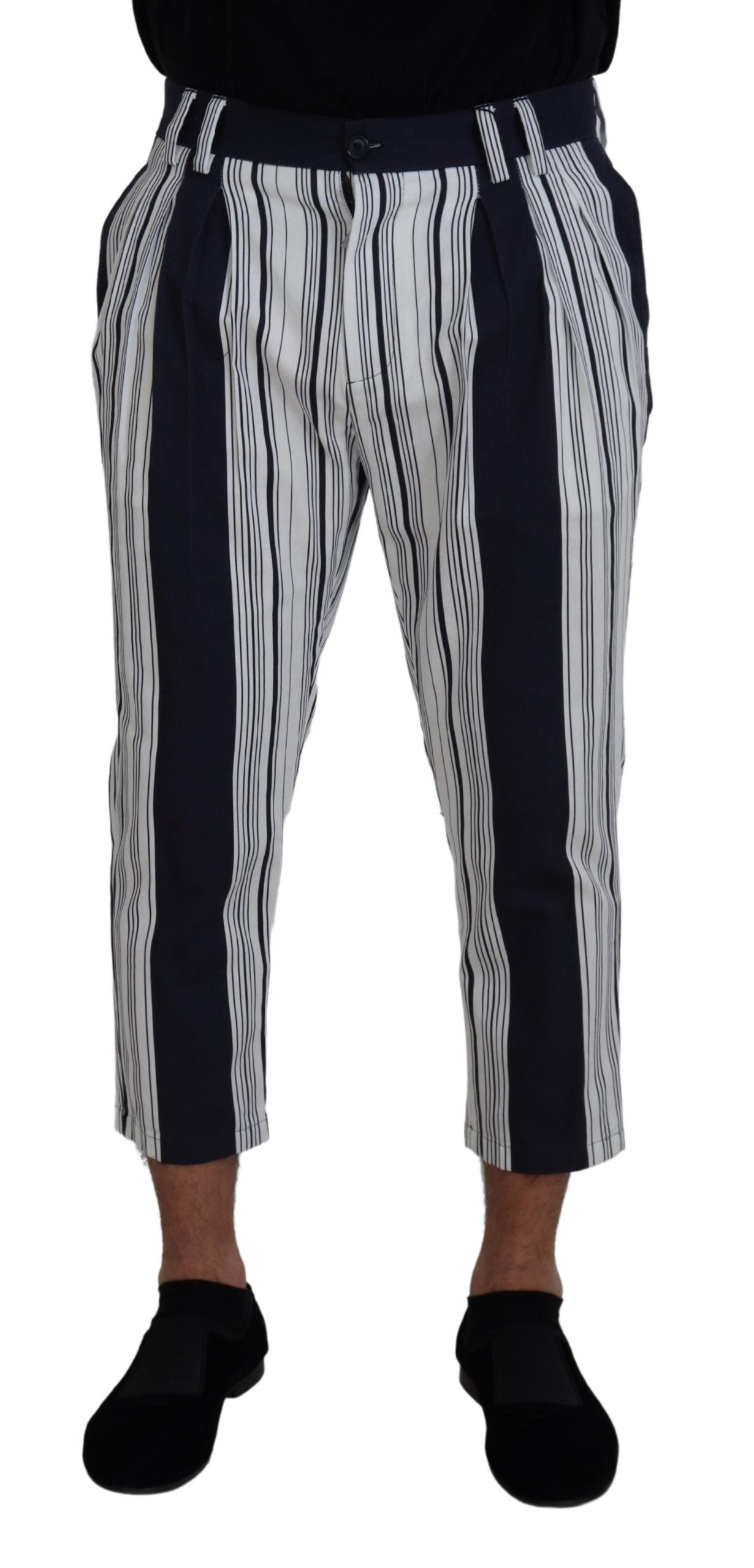 Pantalons Dolce & Gabbana rayés blancs