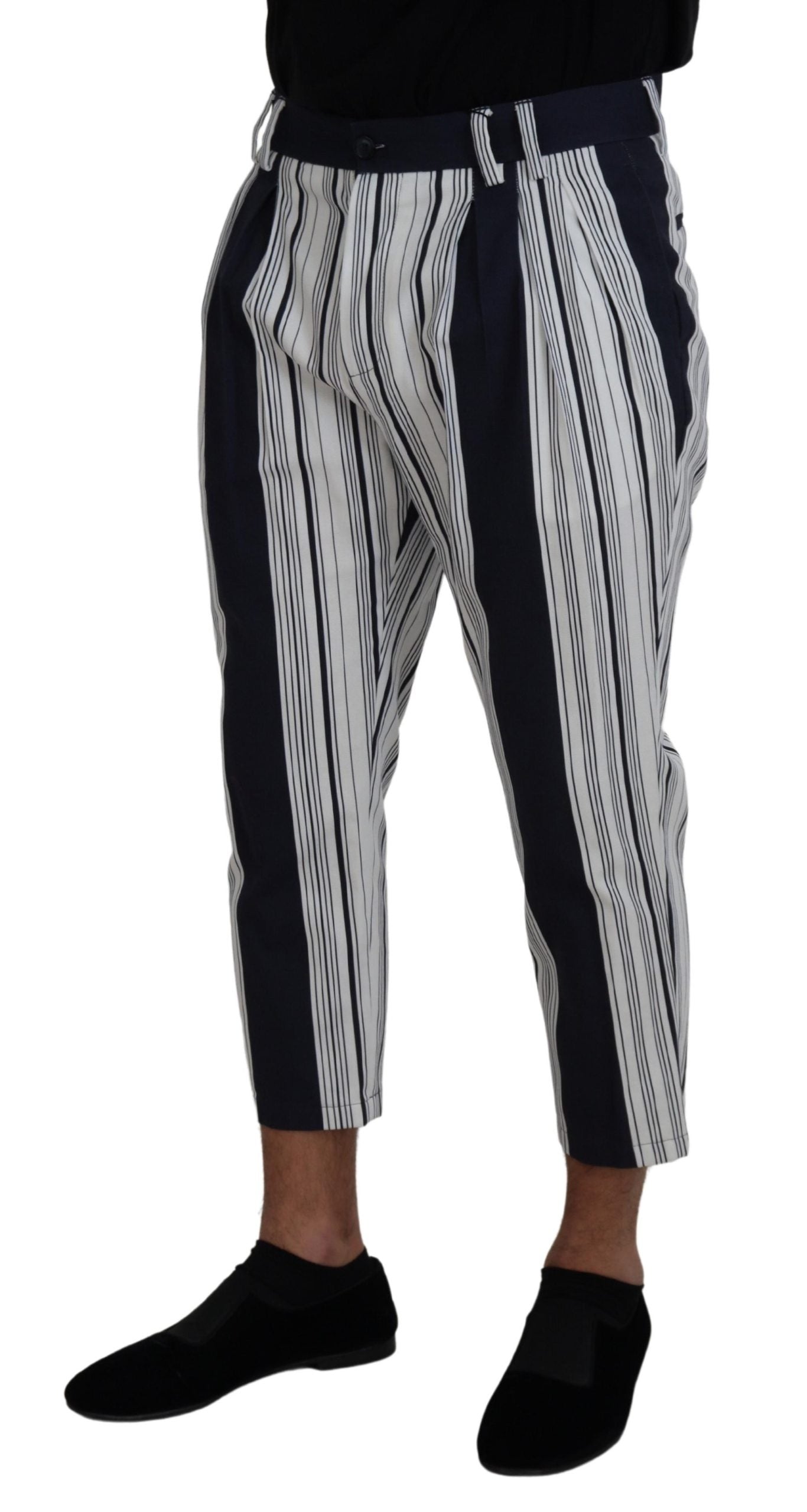 Pantalons Dolce & Gabbana rayés blancs