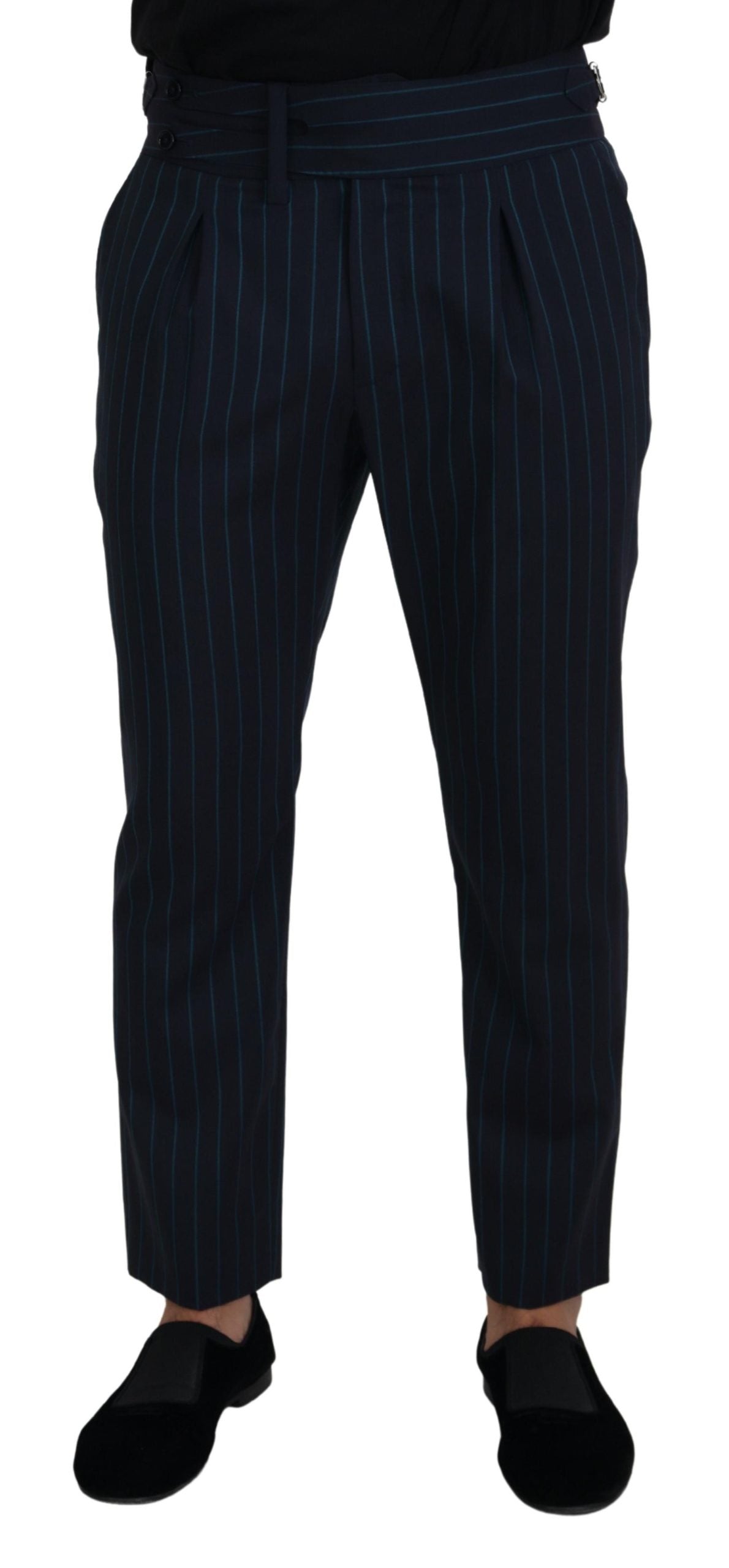 Pantalons Dolce & Gabbana rayés bleus