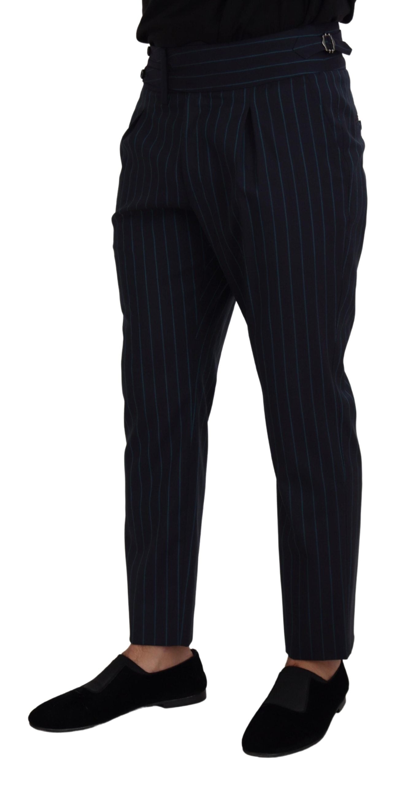 Pantalons Dolce & Gabbana rayés bleus