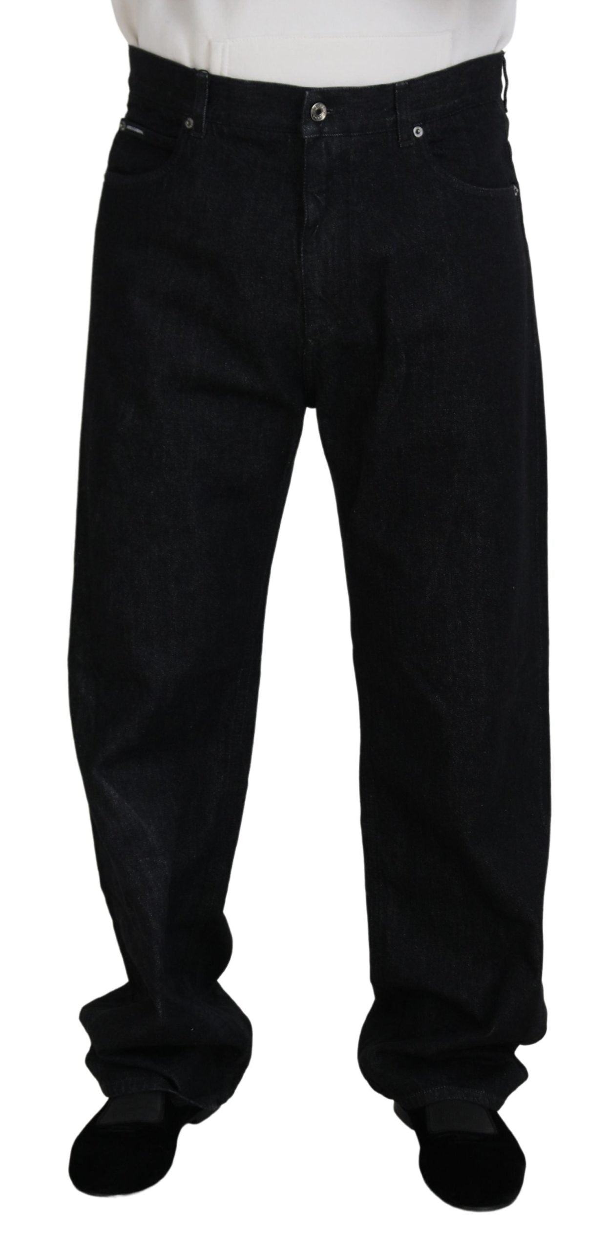 Jeans Dolce & Gabbana noir délavé