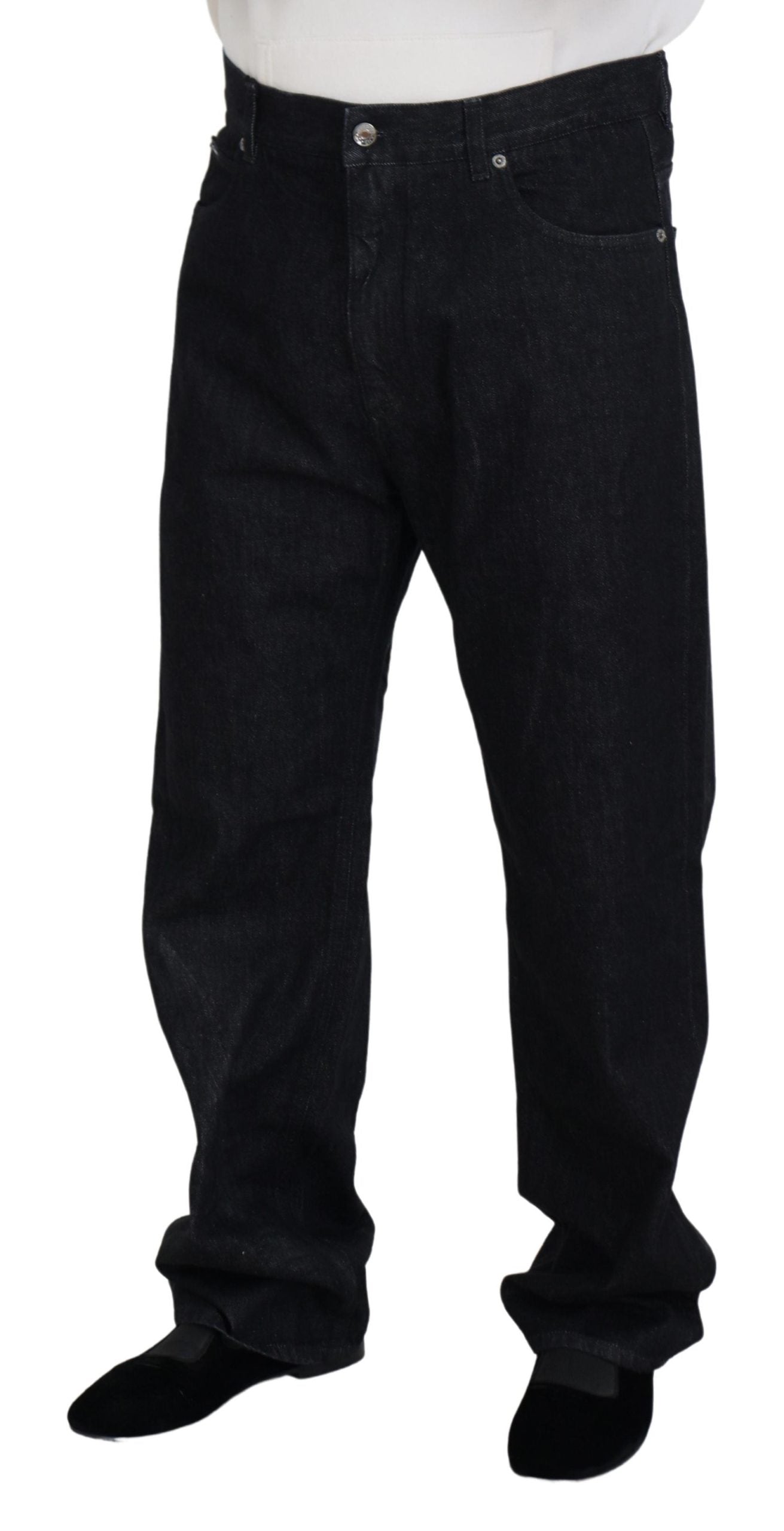 Jeans Dolce & Gabbana noir délavé