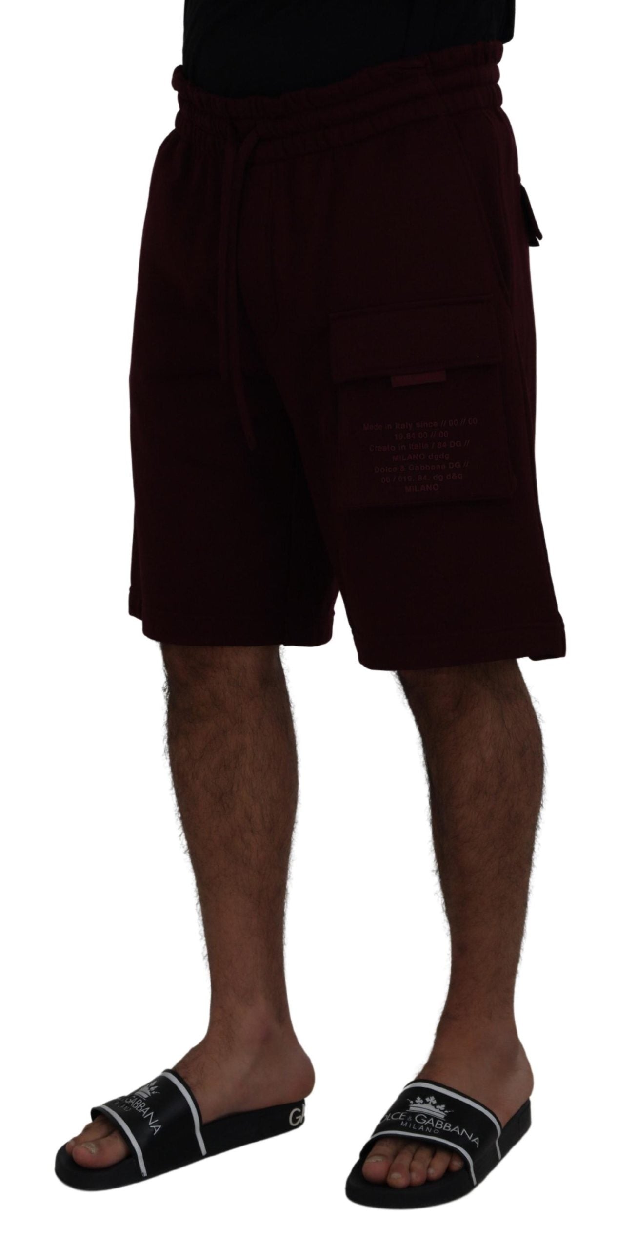 Shorts Dolce & Gabbana maroon