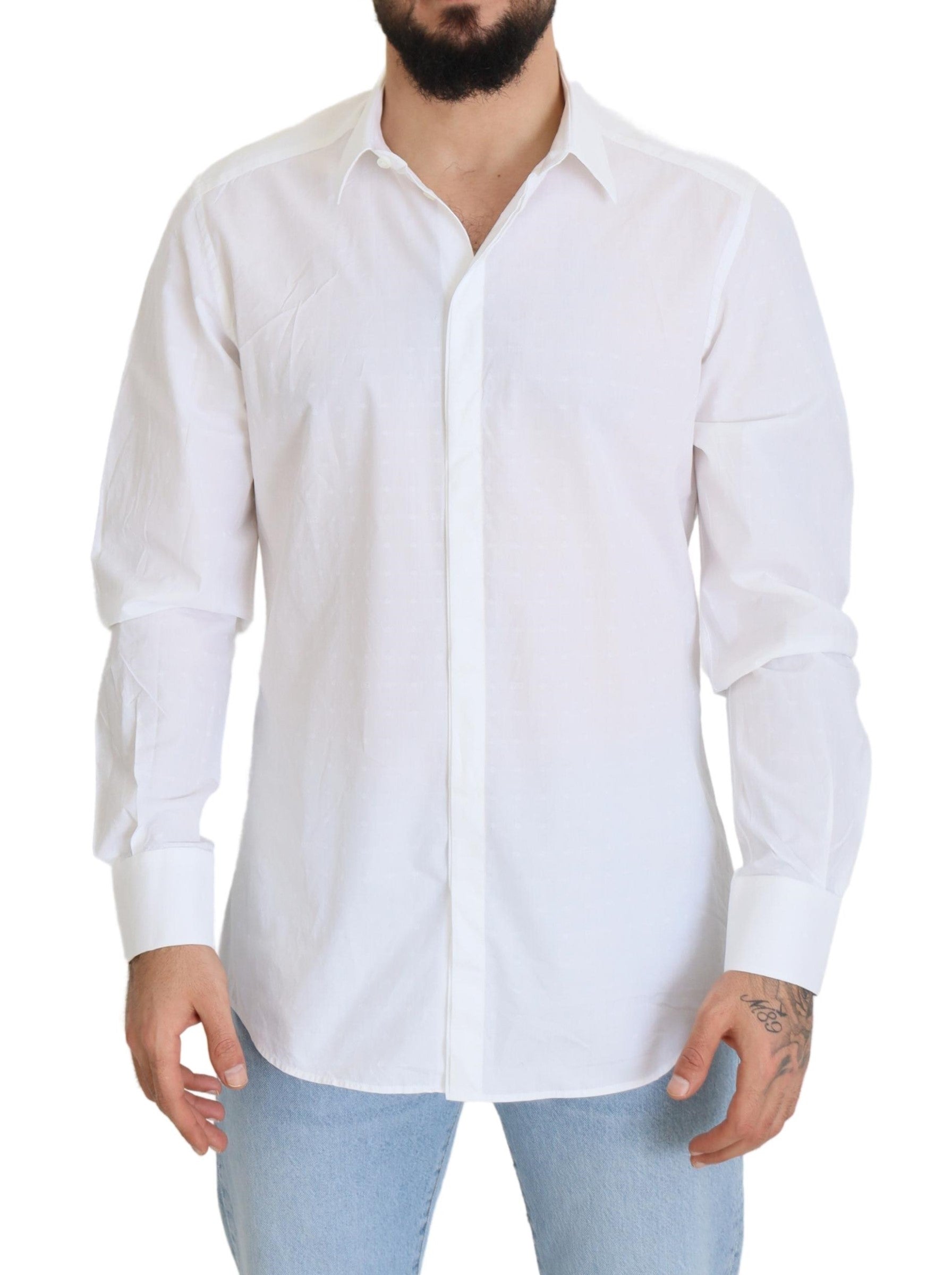 Chemise Dolce & Gabbana GOLD blanche