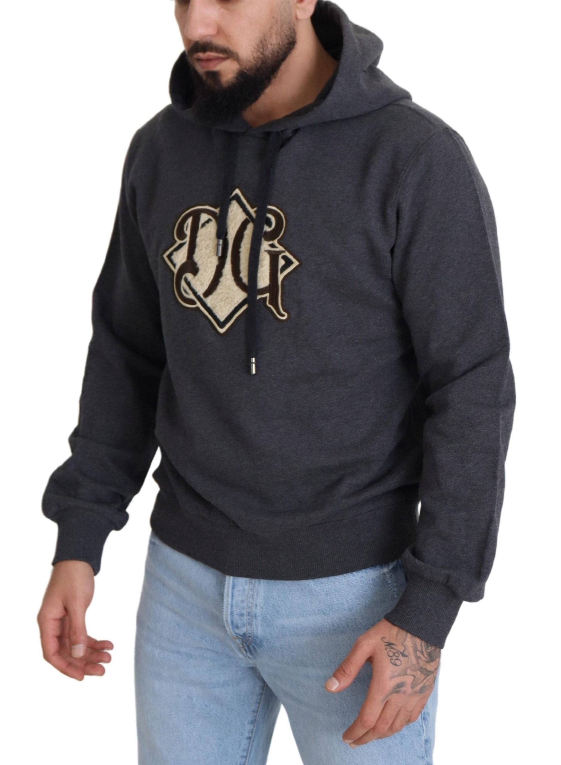 Sweat à capuche Dolce & Gabbana gris