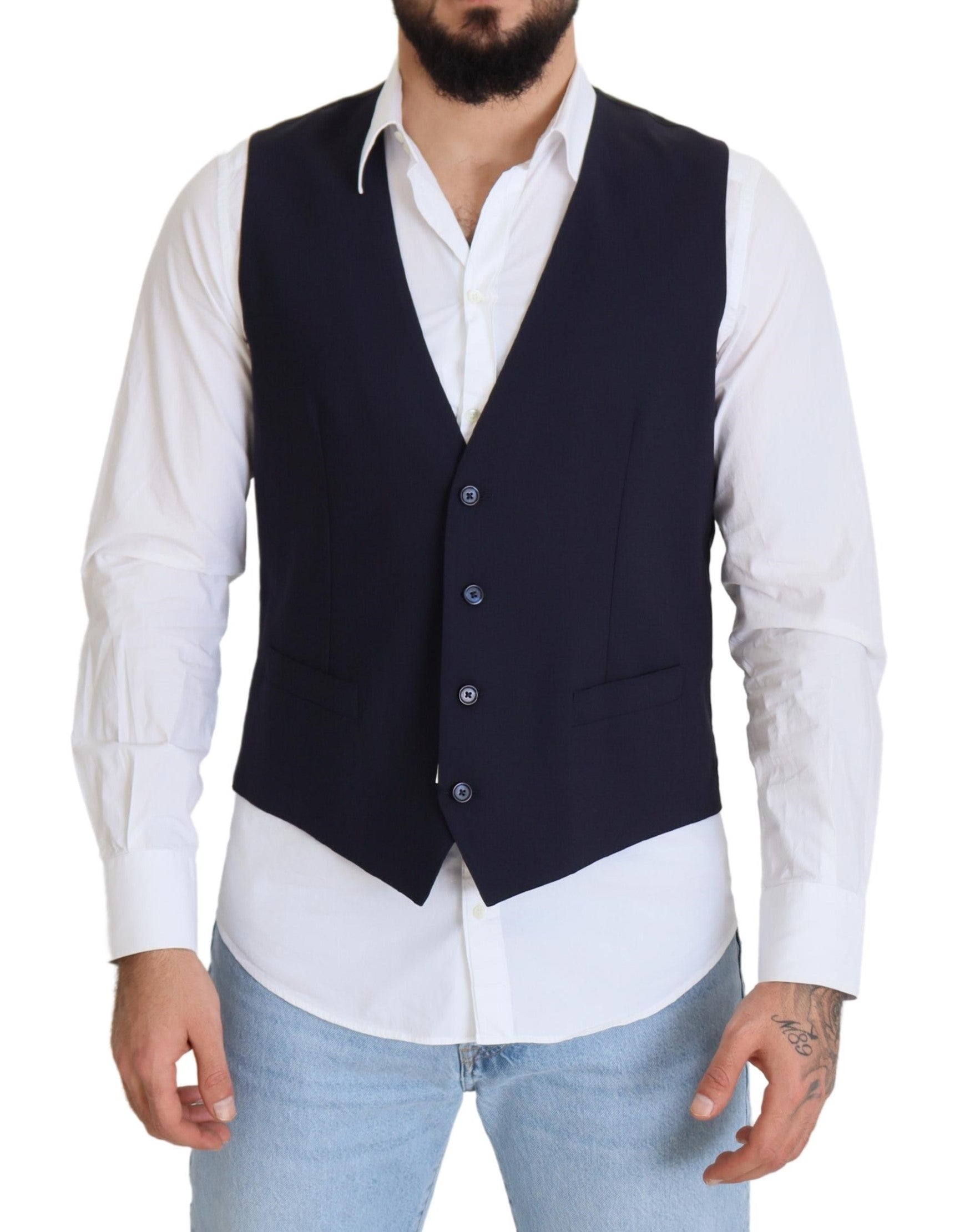 Gilet Dolce & Gabbana formel bleu foncé