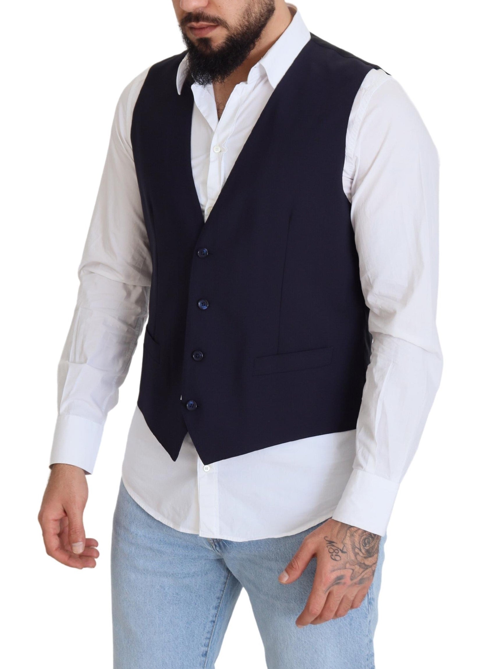 Gilet Dolce & Gabbana formel bleu foncé