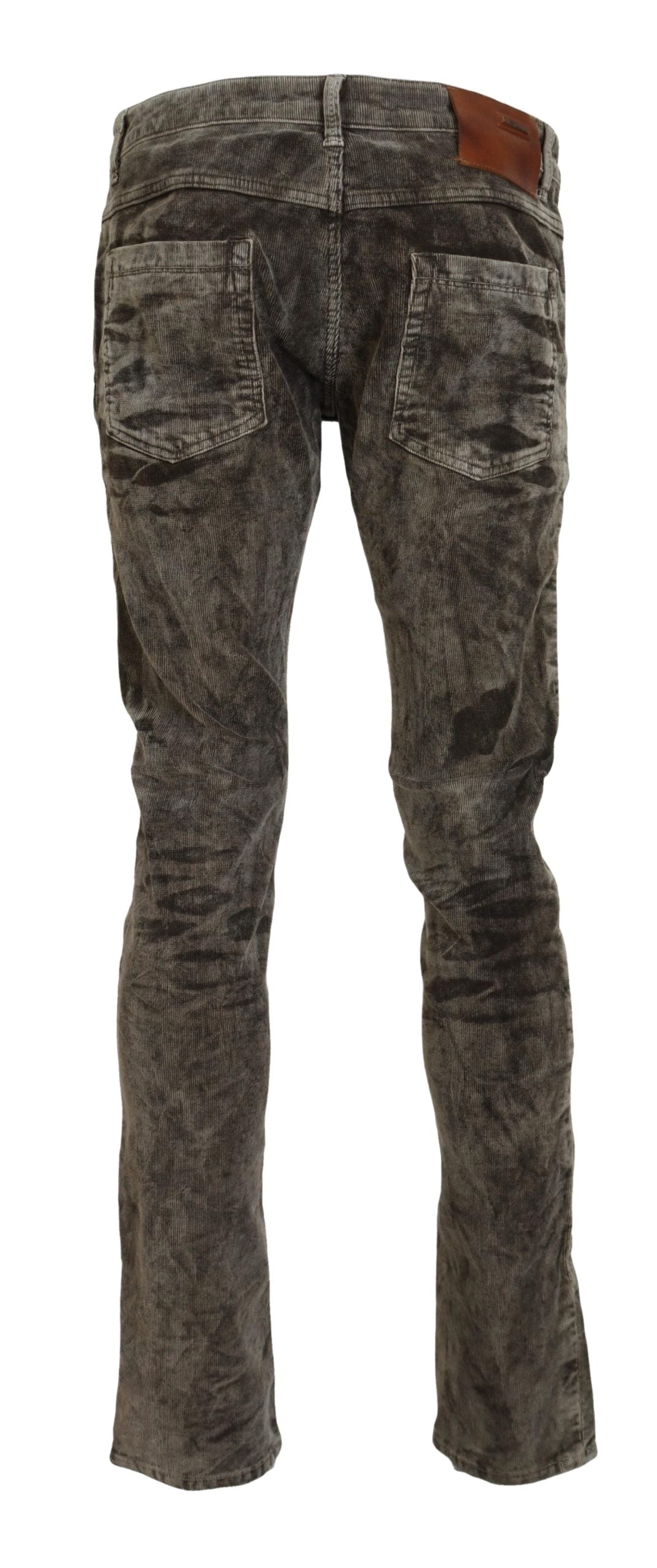 Pantalon ACHT Corduroy gris washed