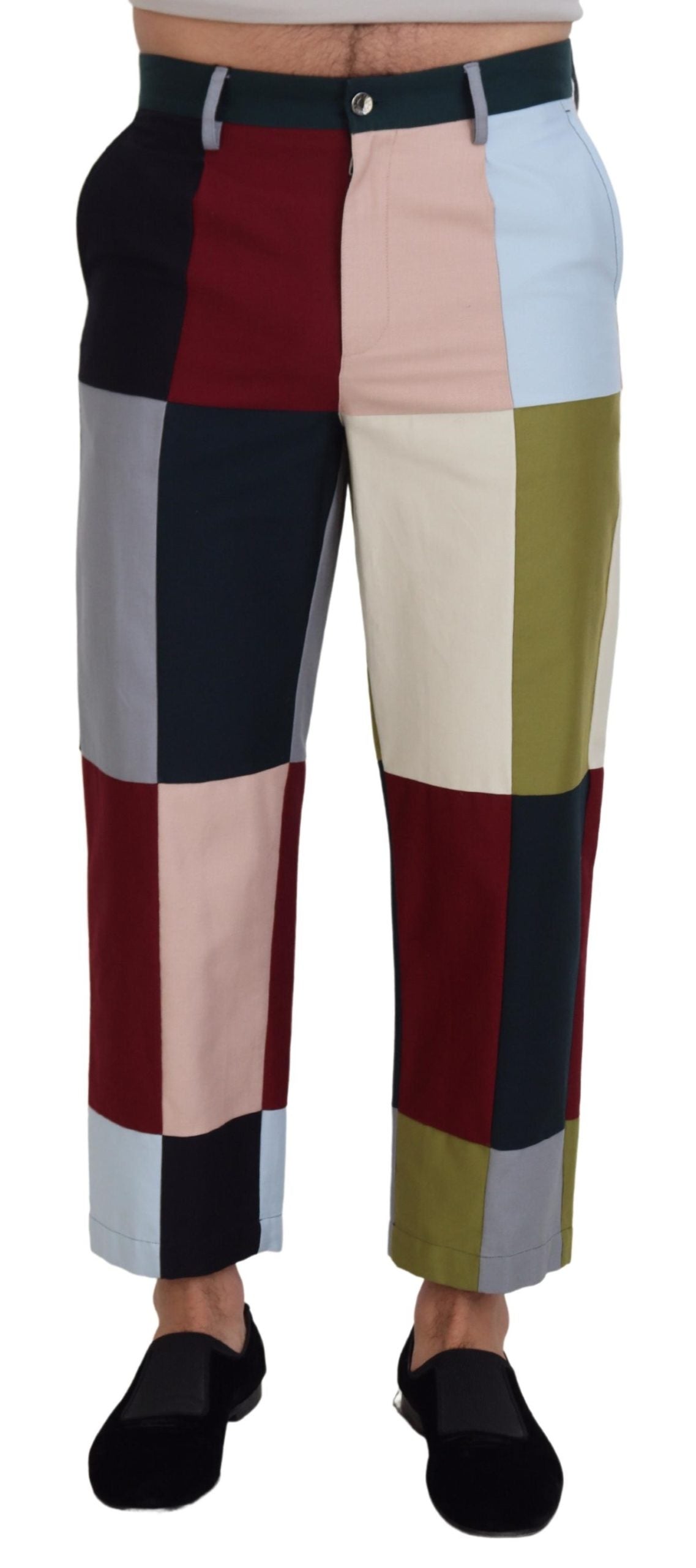 Pantalons Dolce & Gabbana patchwork multicolores