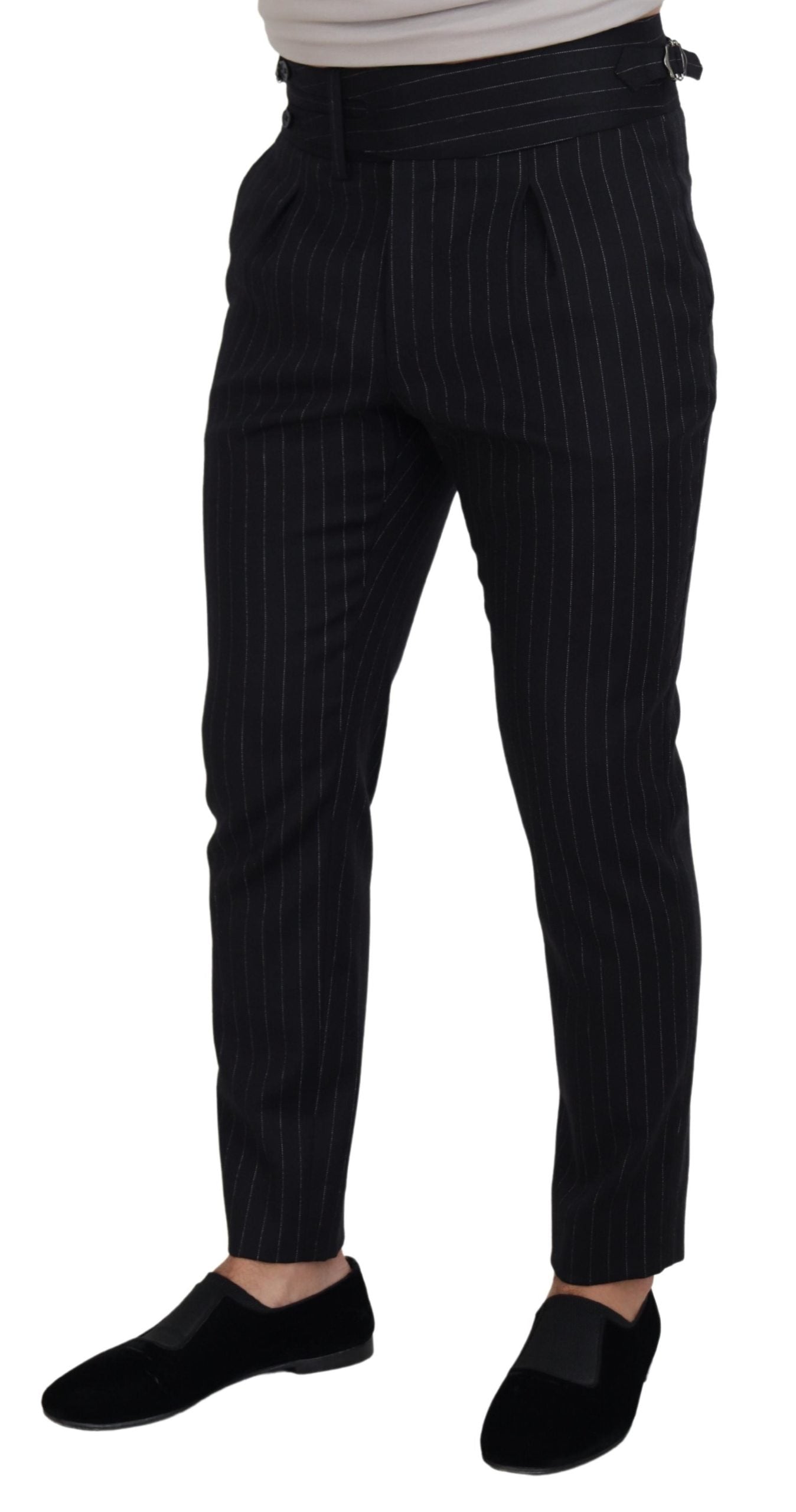 Pantalons Dolce & Gabbana rayés noirs