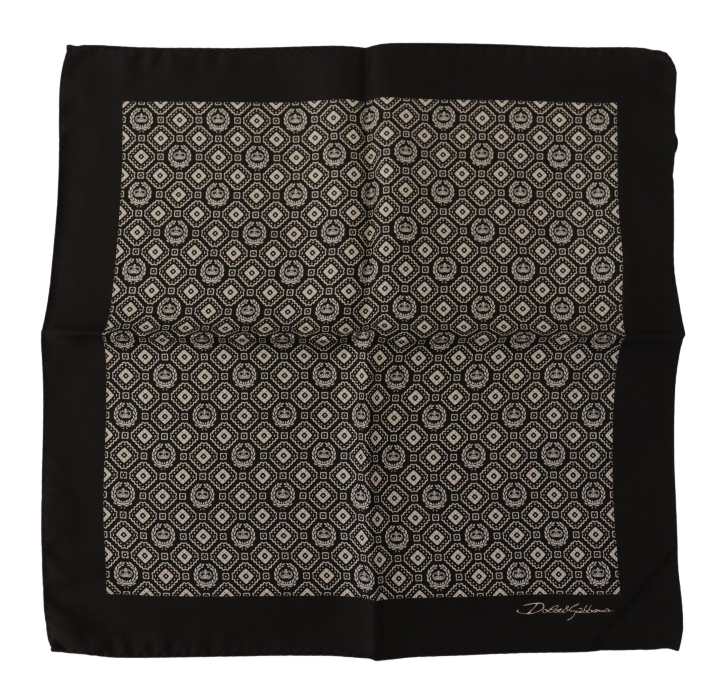 Foulard Dolce & Gabbana logo noir