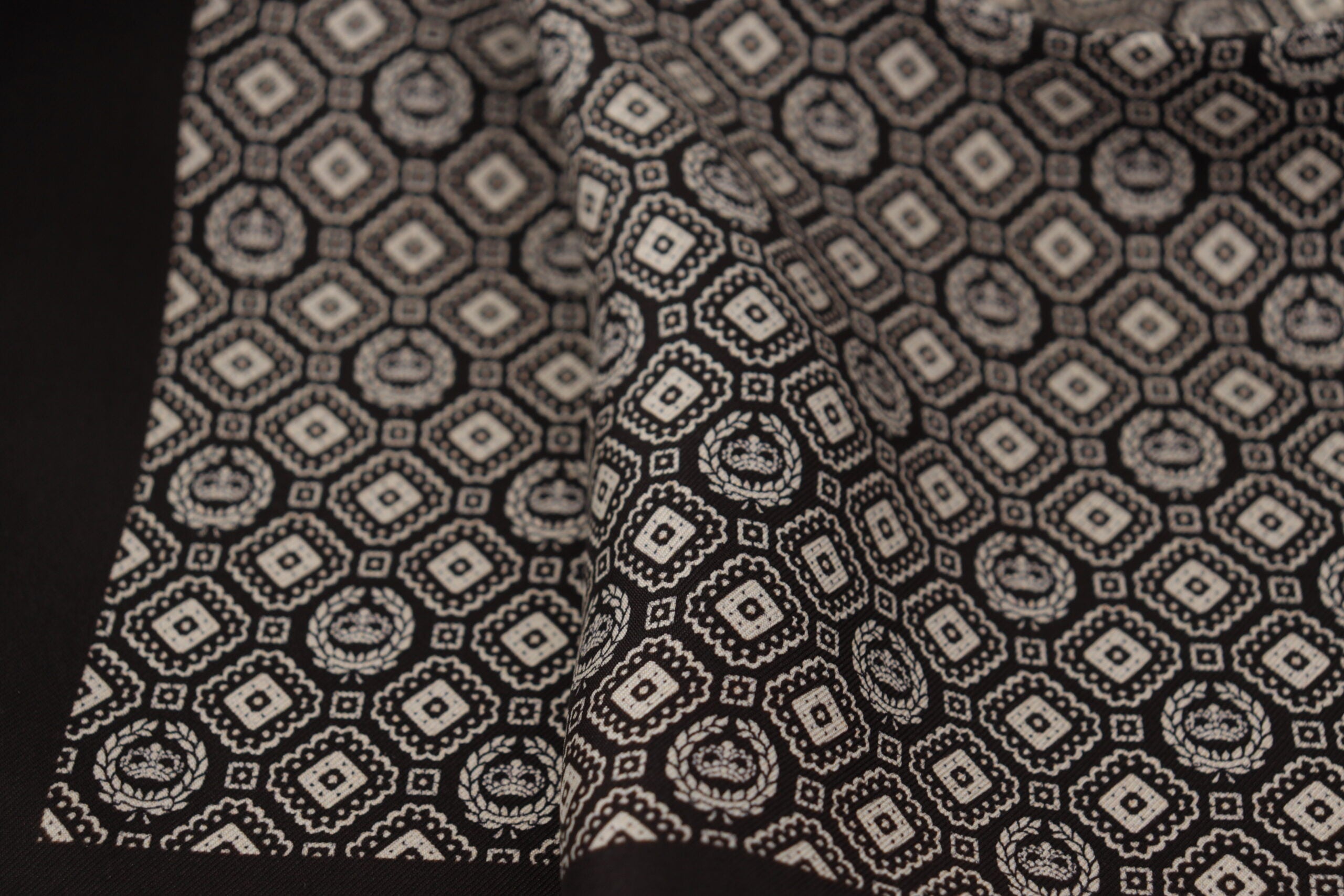 Foulard Dolce & Gabbana logo noir