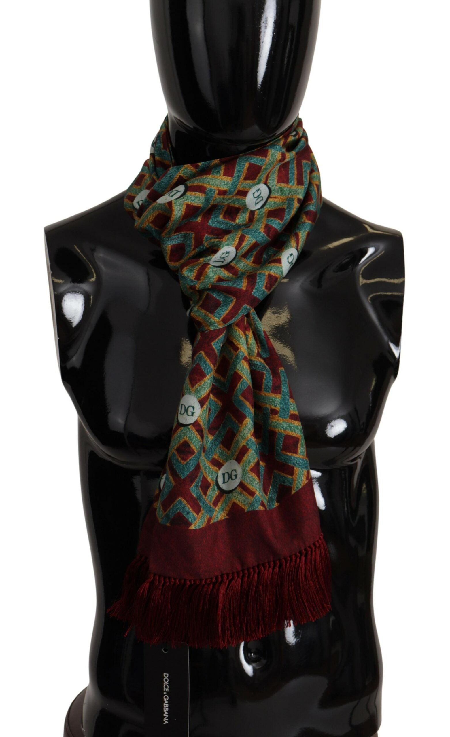 Écharpe Dolce & Gabbana à motifs multicolores