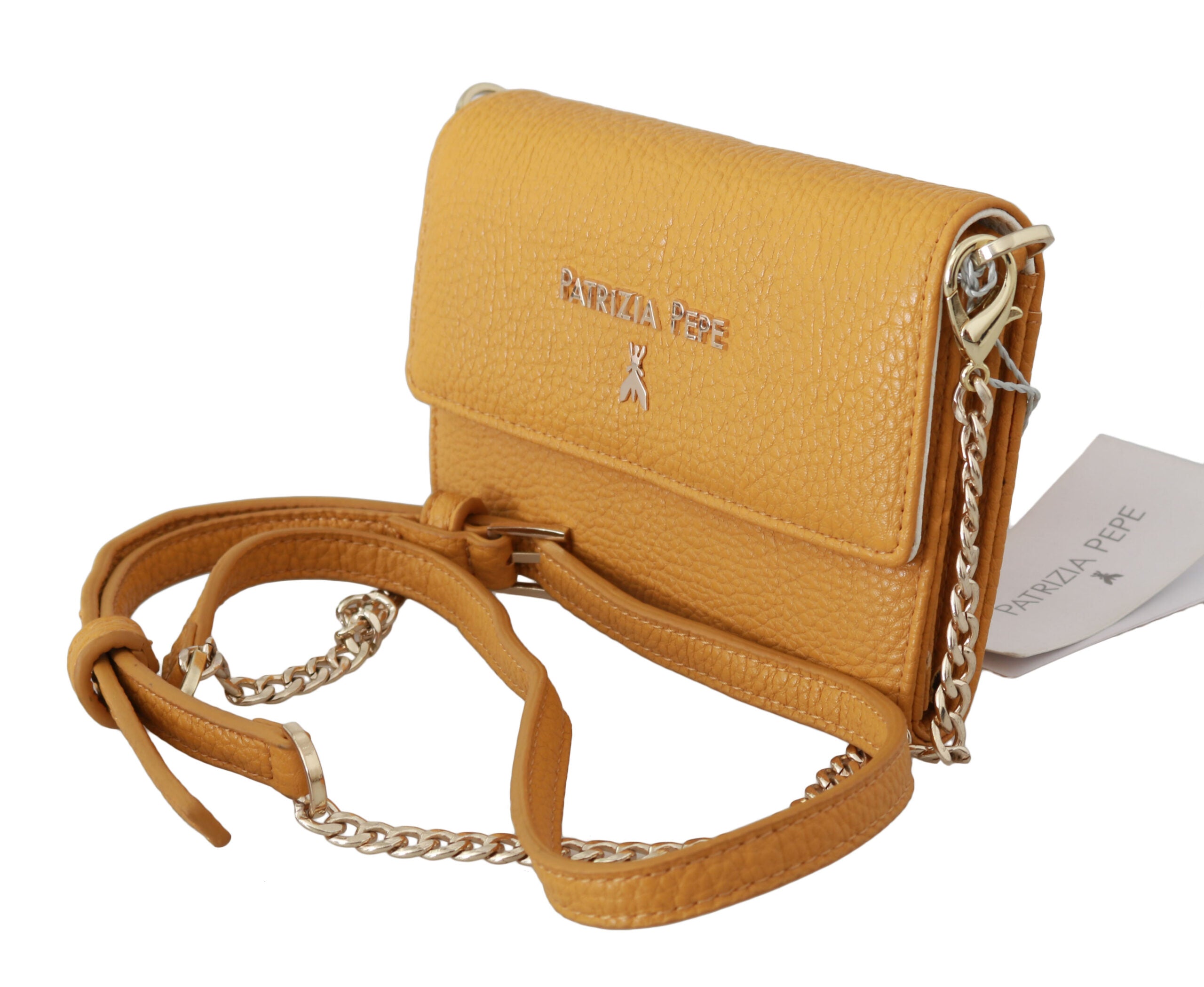 Sac à épaule Patrizia Pepe jaune