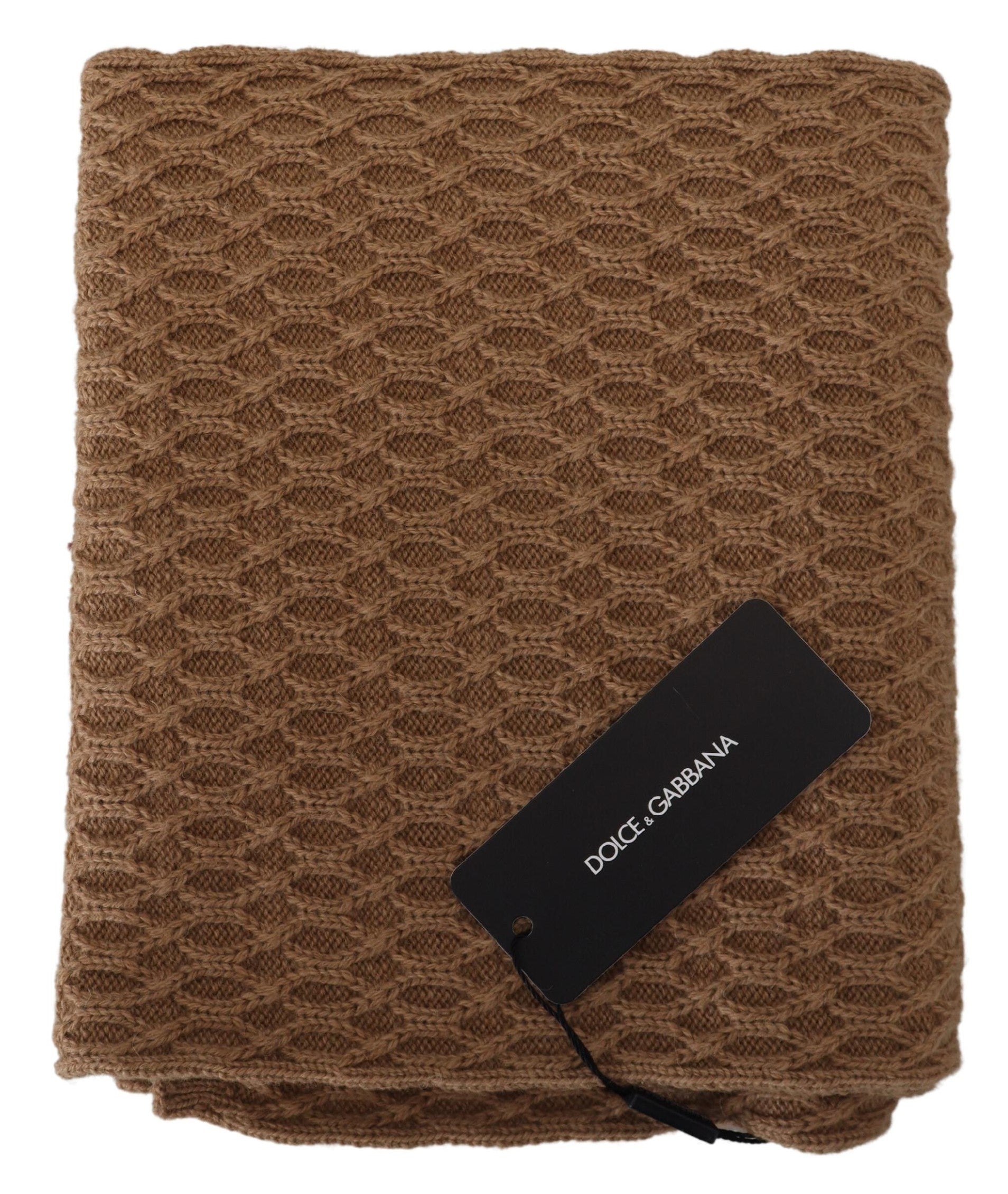 Châle Dolce & Gabbana camel marron