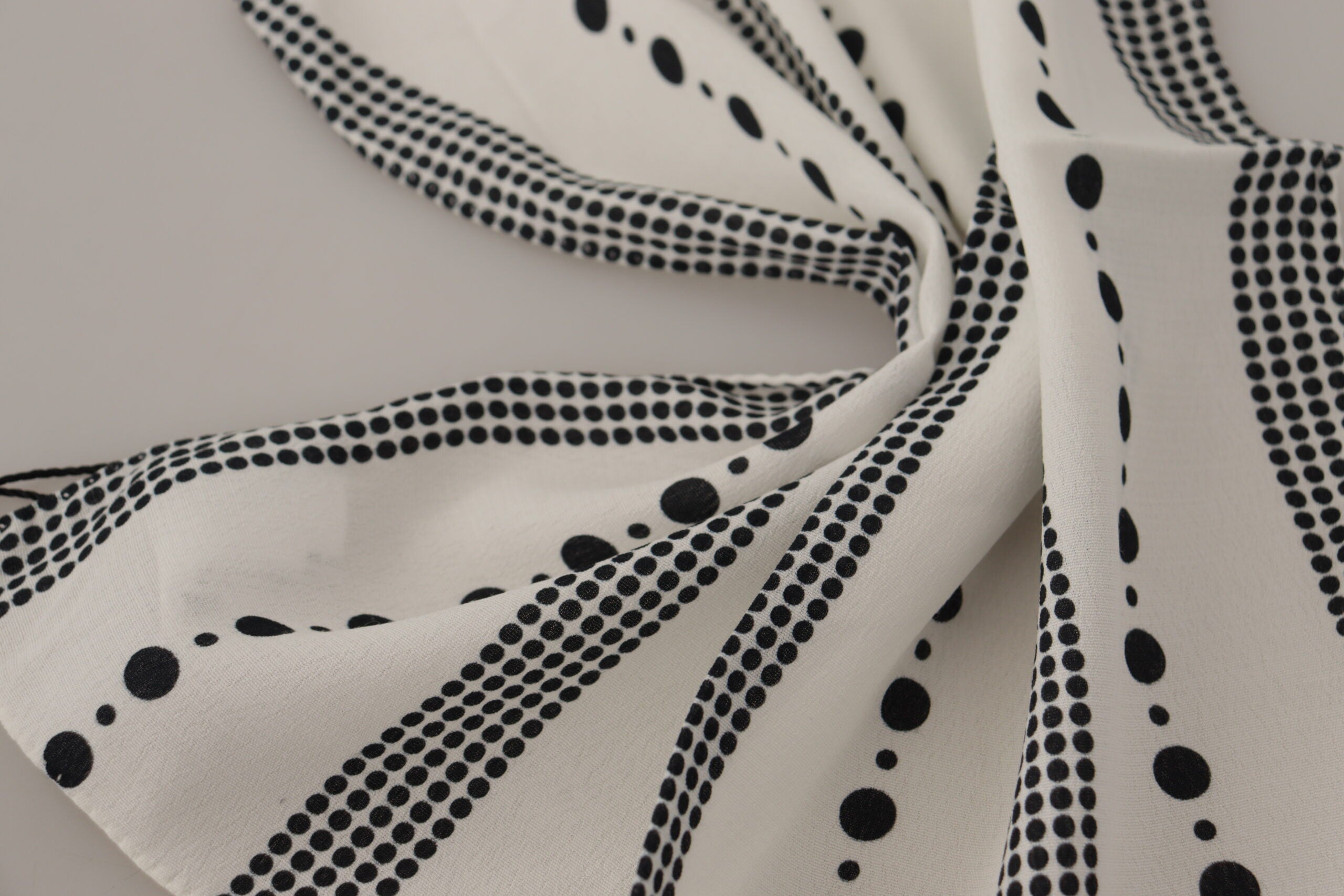 Foulard Dolce & Gabbana à pois blancs