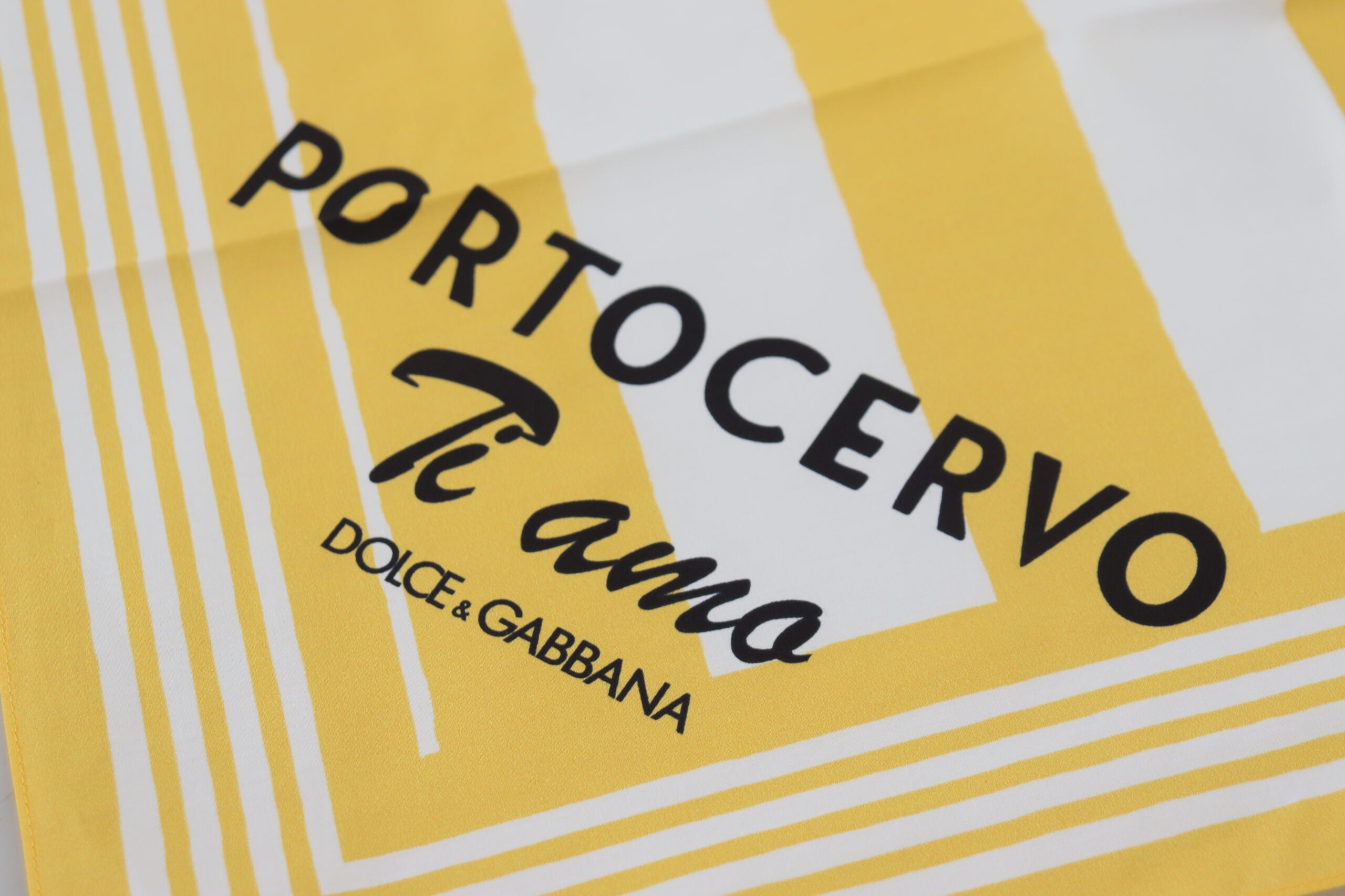Écharpe Dolce & Gabbana Portocervo jaune